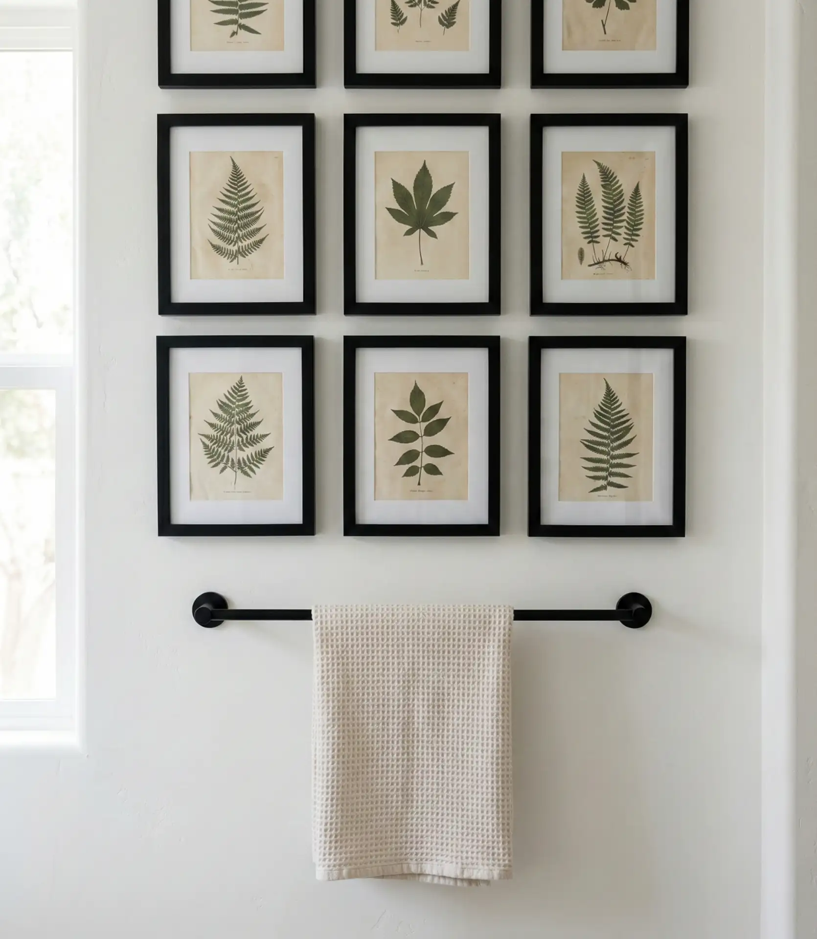 Monochrome Gallery Wall with Black Frames 1