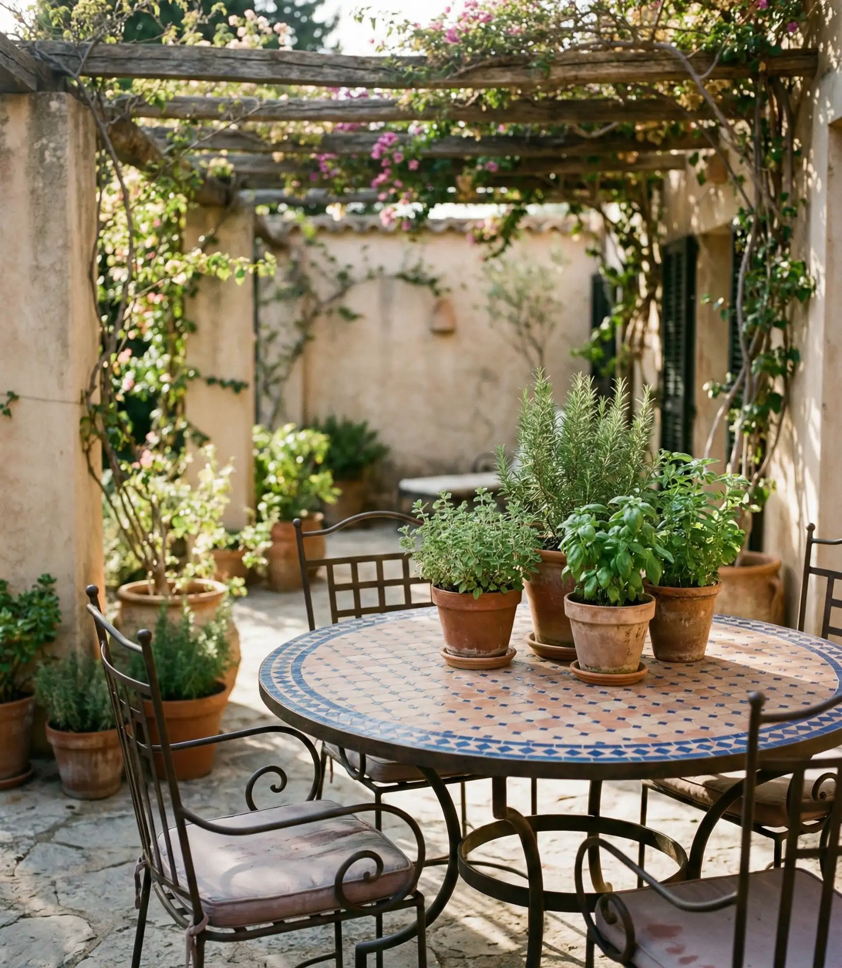 Mosaic Tile Patio Table Revival 2