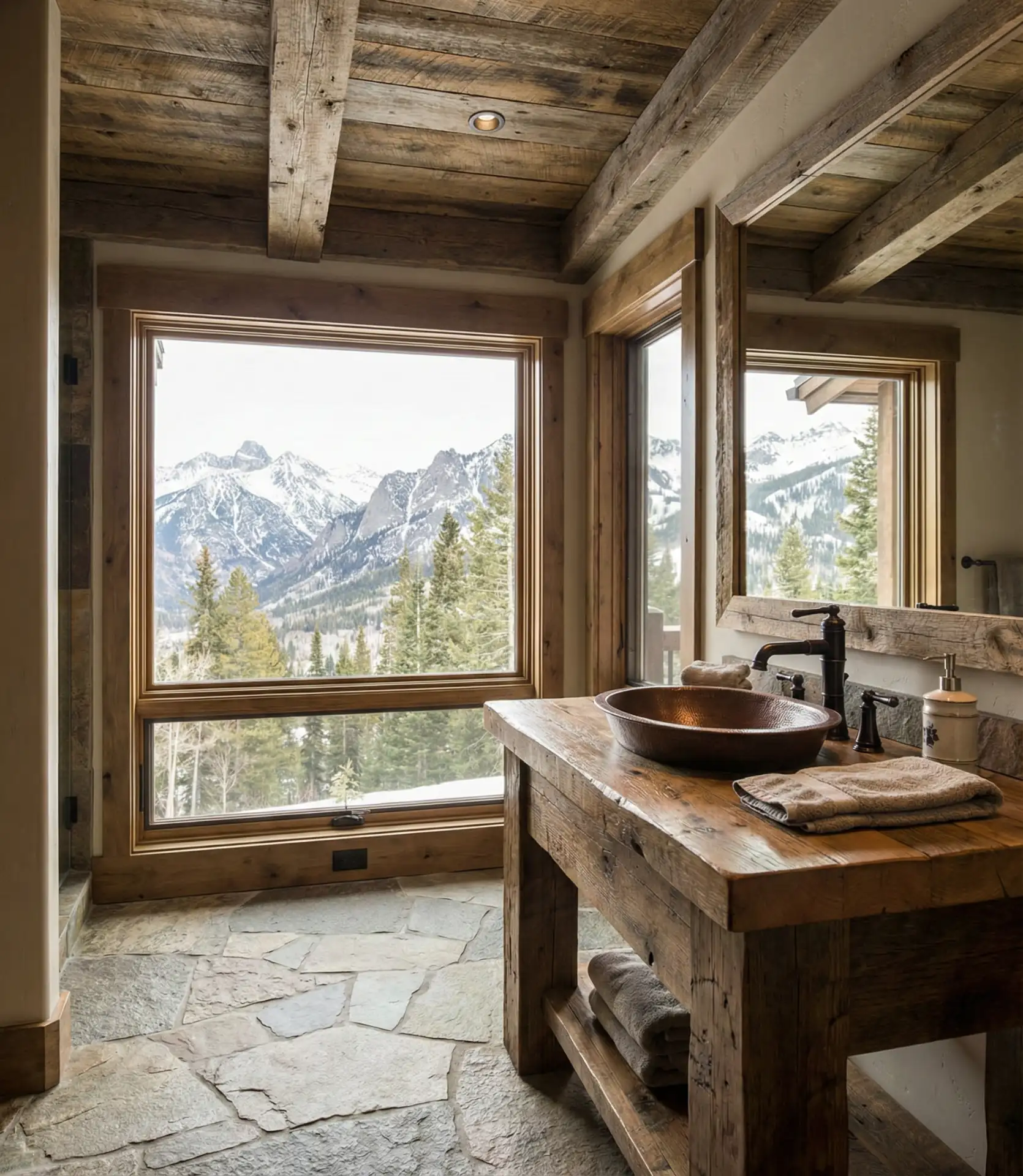 Mountain Lodge Natural Wood Elements 1