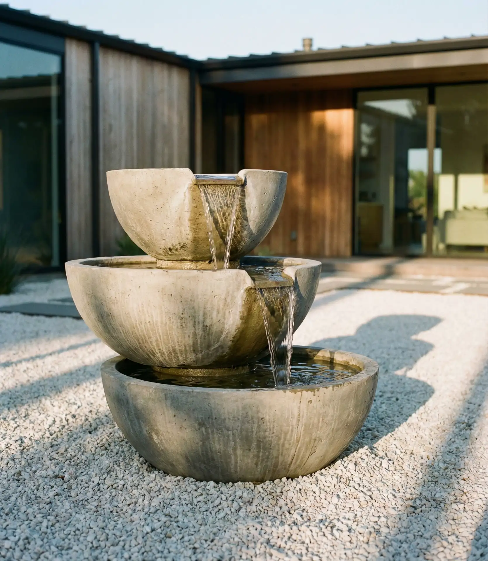 Multi-Bowl Spillway Fountain 1