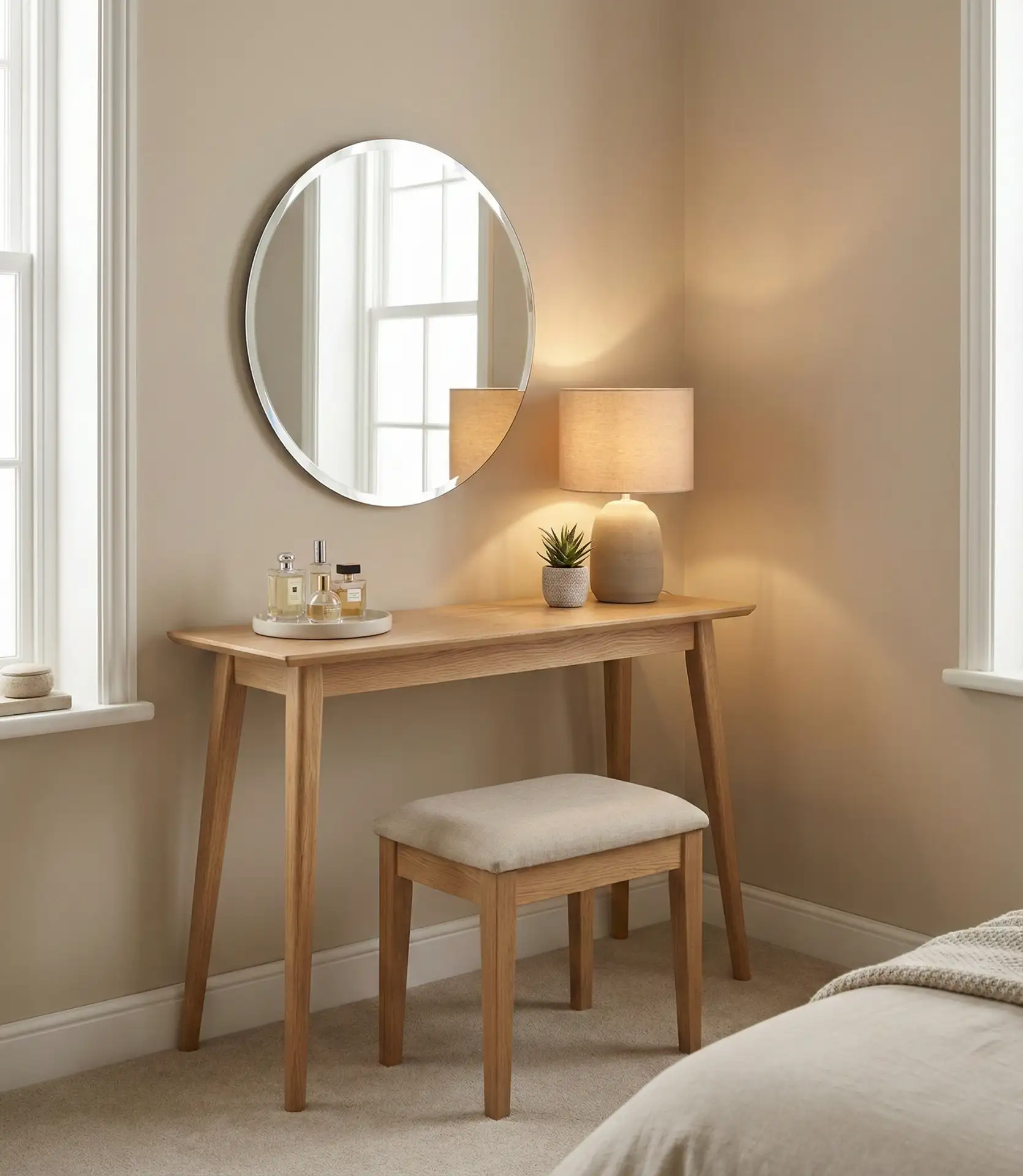 Narrow Console Table as a Vanity Alternative 1