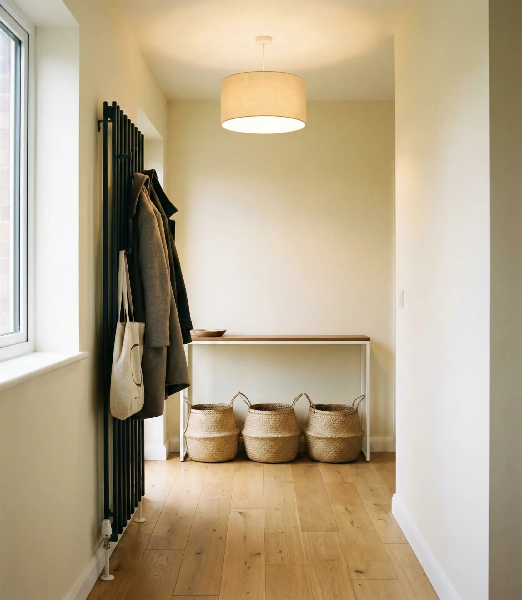 Narrow Entryway with Vertical Storage 2