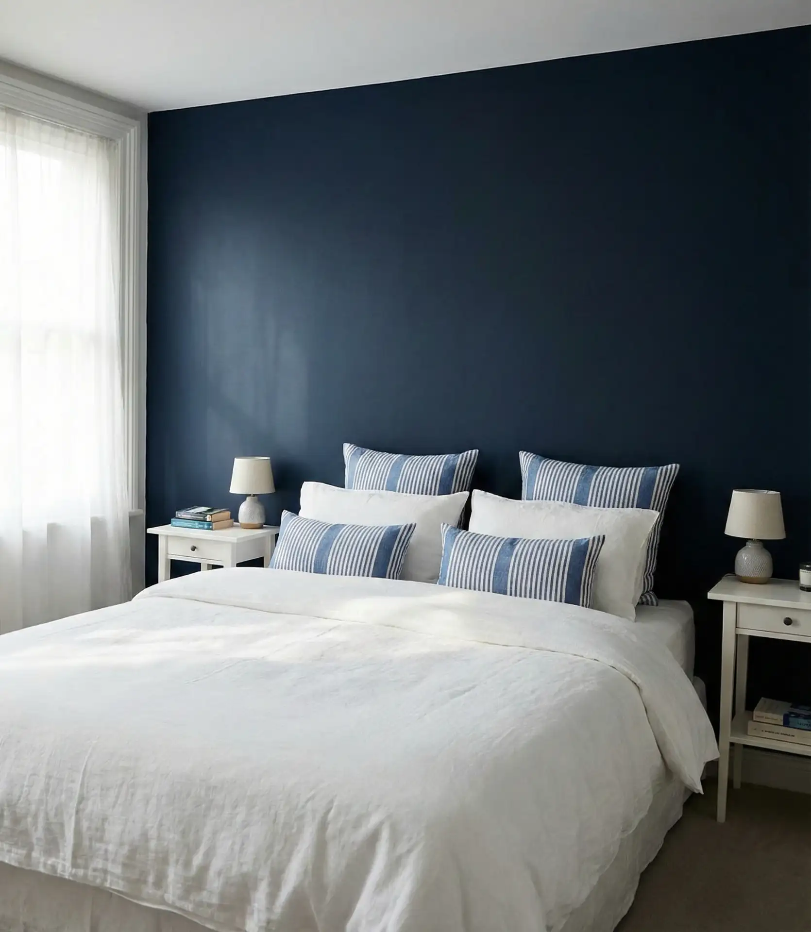 Navy and White Contrast 1