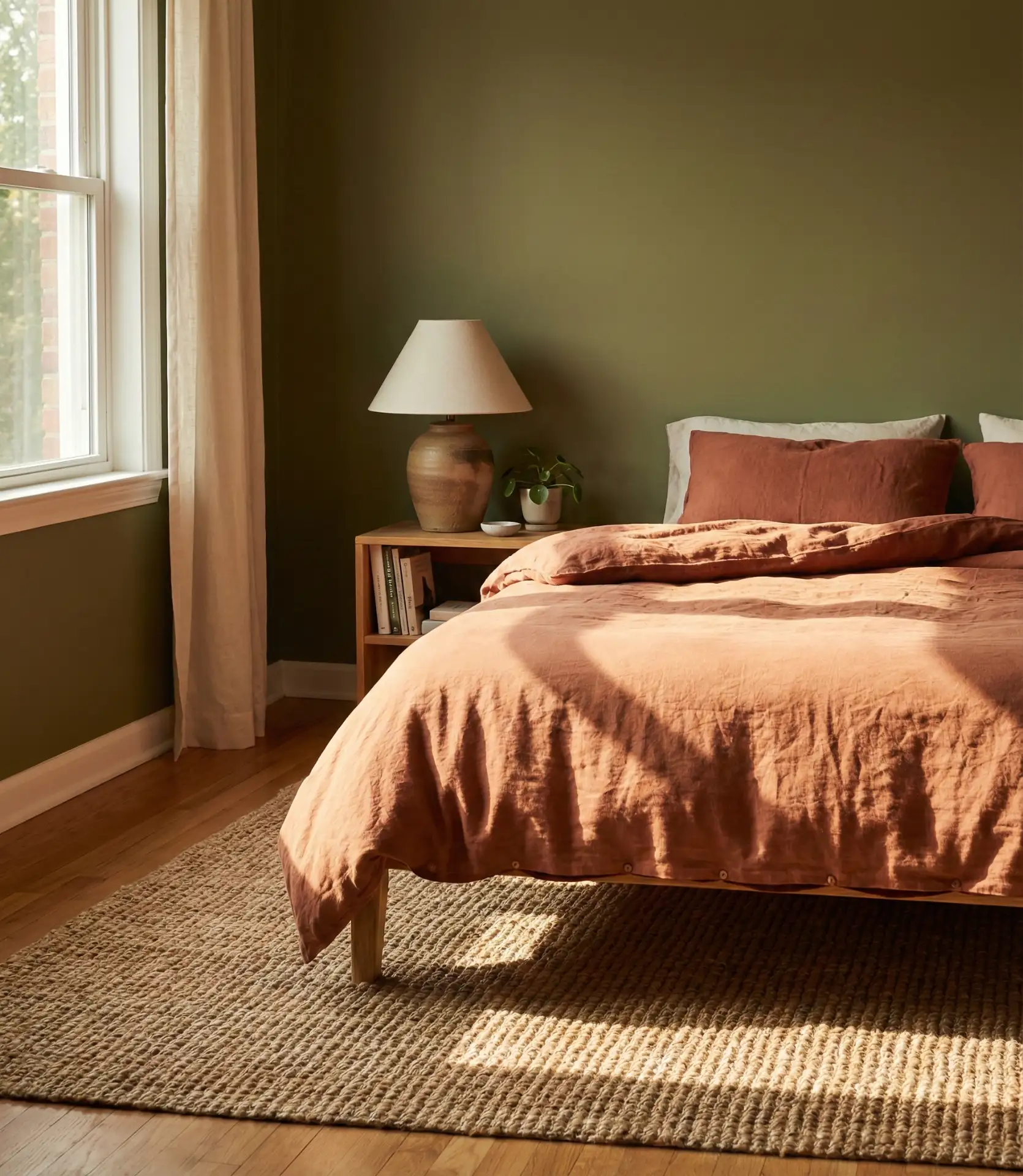 Olive Green and Terracotta Warmth 2