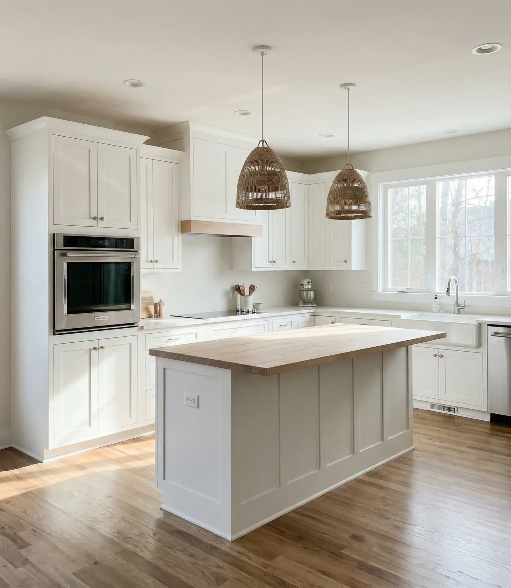 Open-Concept Kitchen with Wall Oven 1