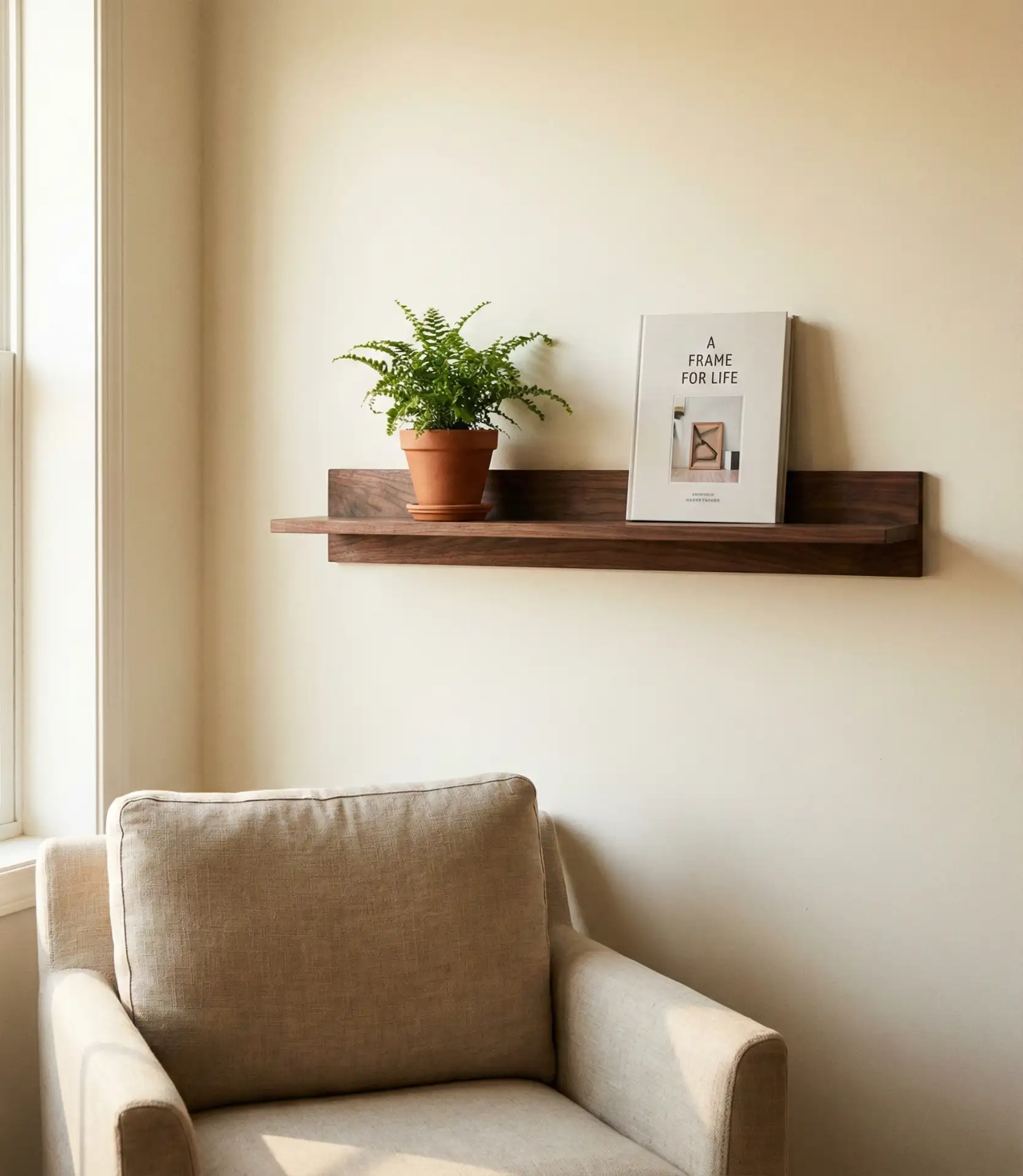 Open Shelving with Invisible Support 2