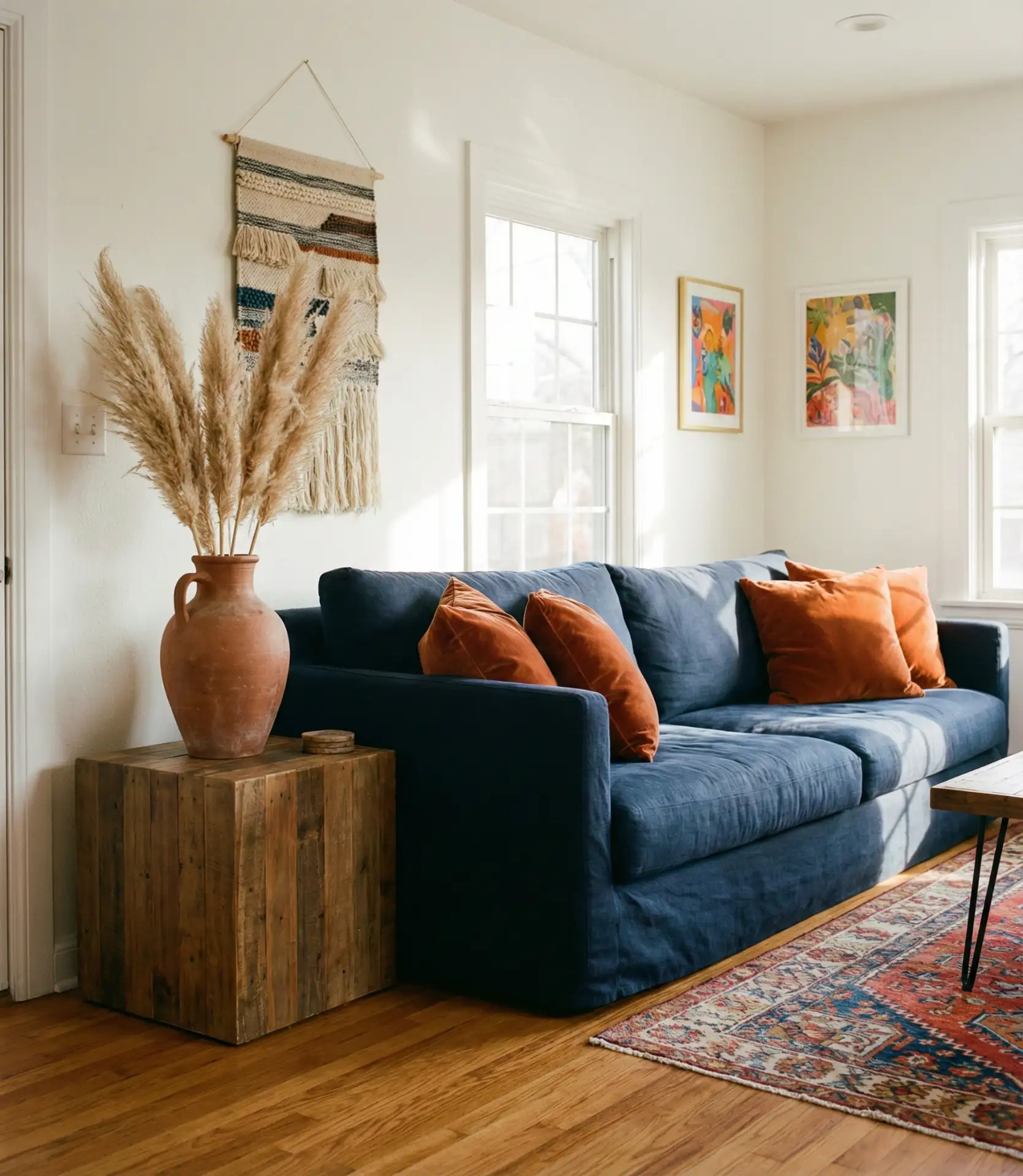 Orange and Blue Bold Complementary Scheme 2