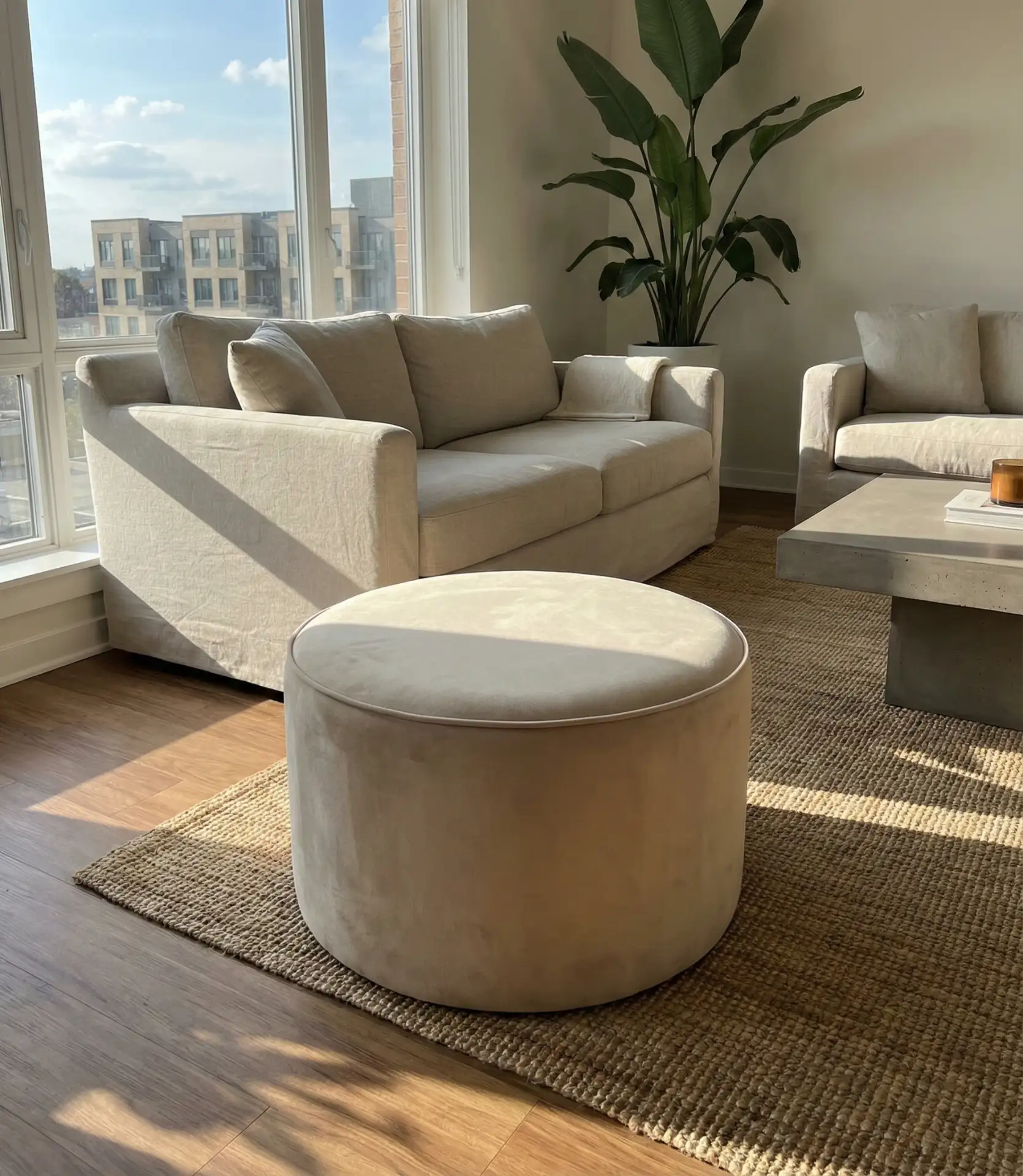 Ottoman with Internal Storage Compartment 2