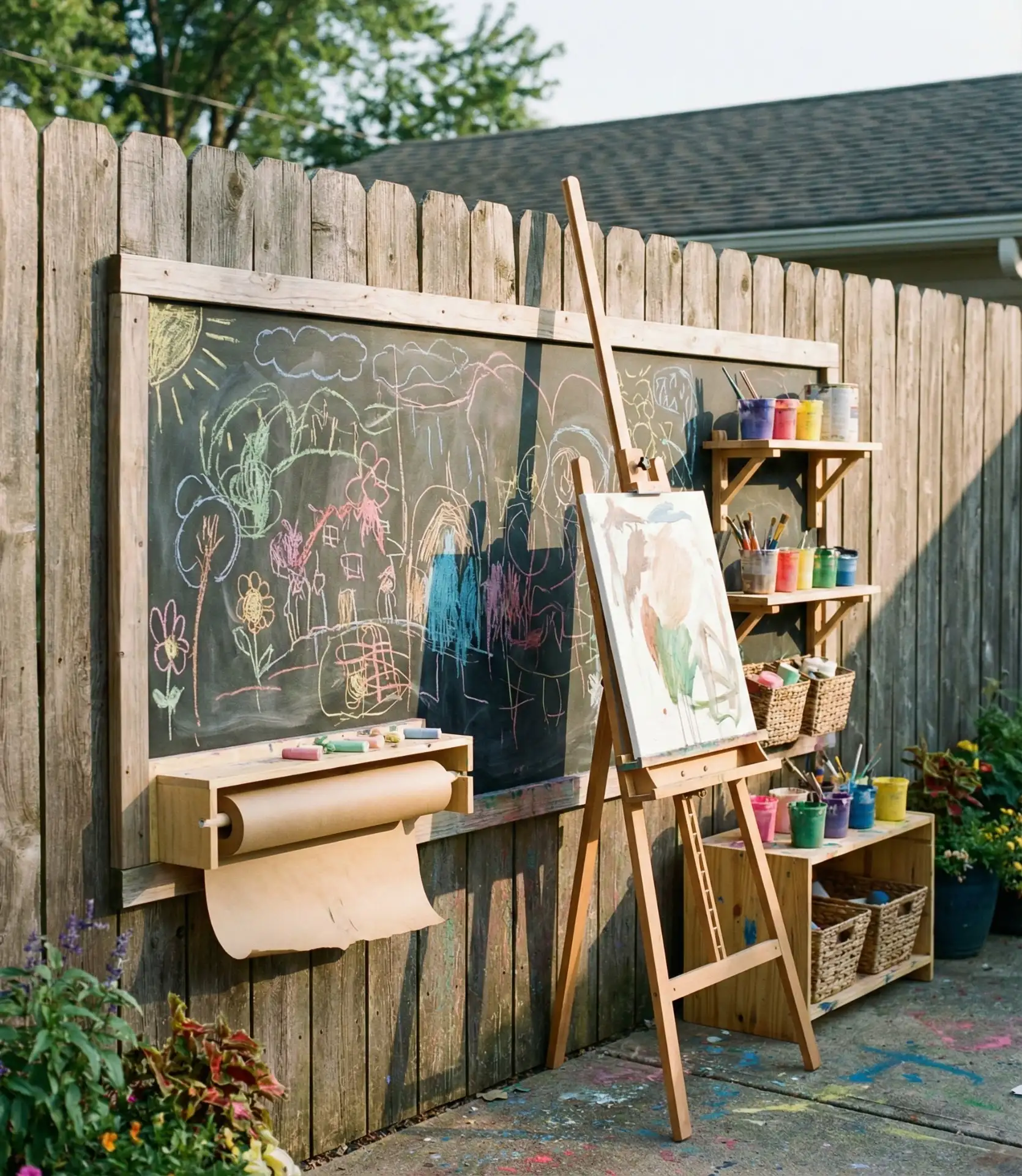 Outdoor Art Studio Wall 1