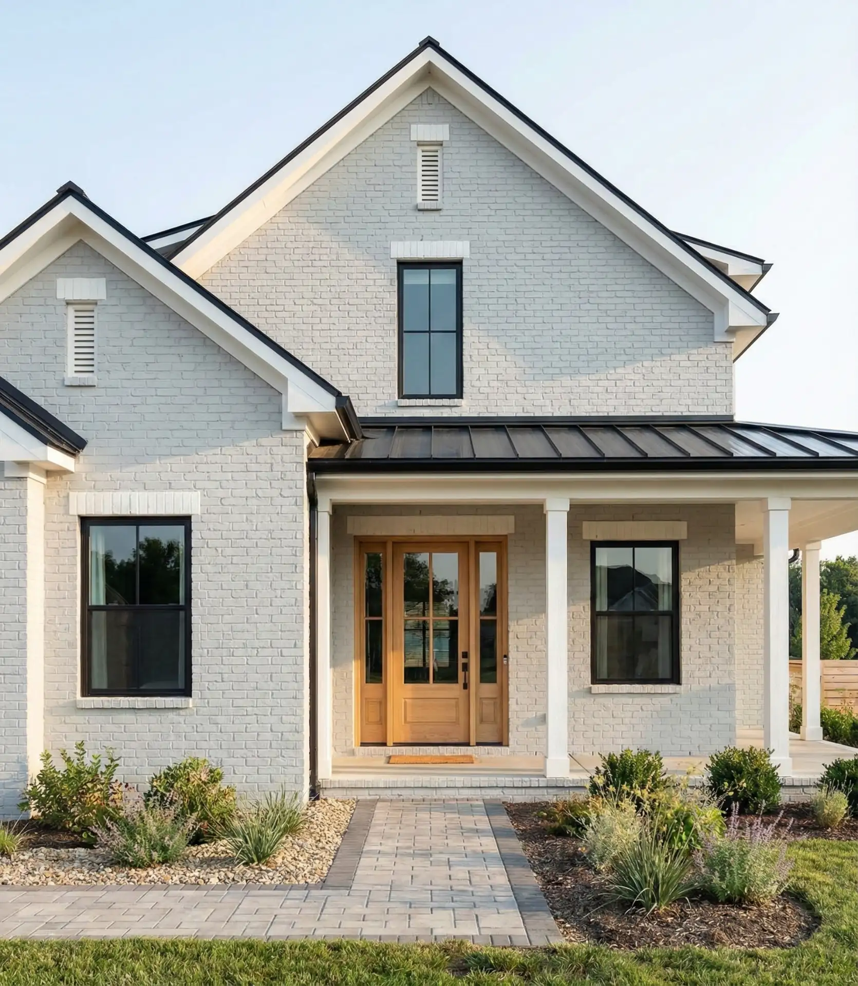 Painted Brick in Modern Neutrals 2