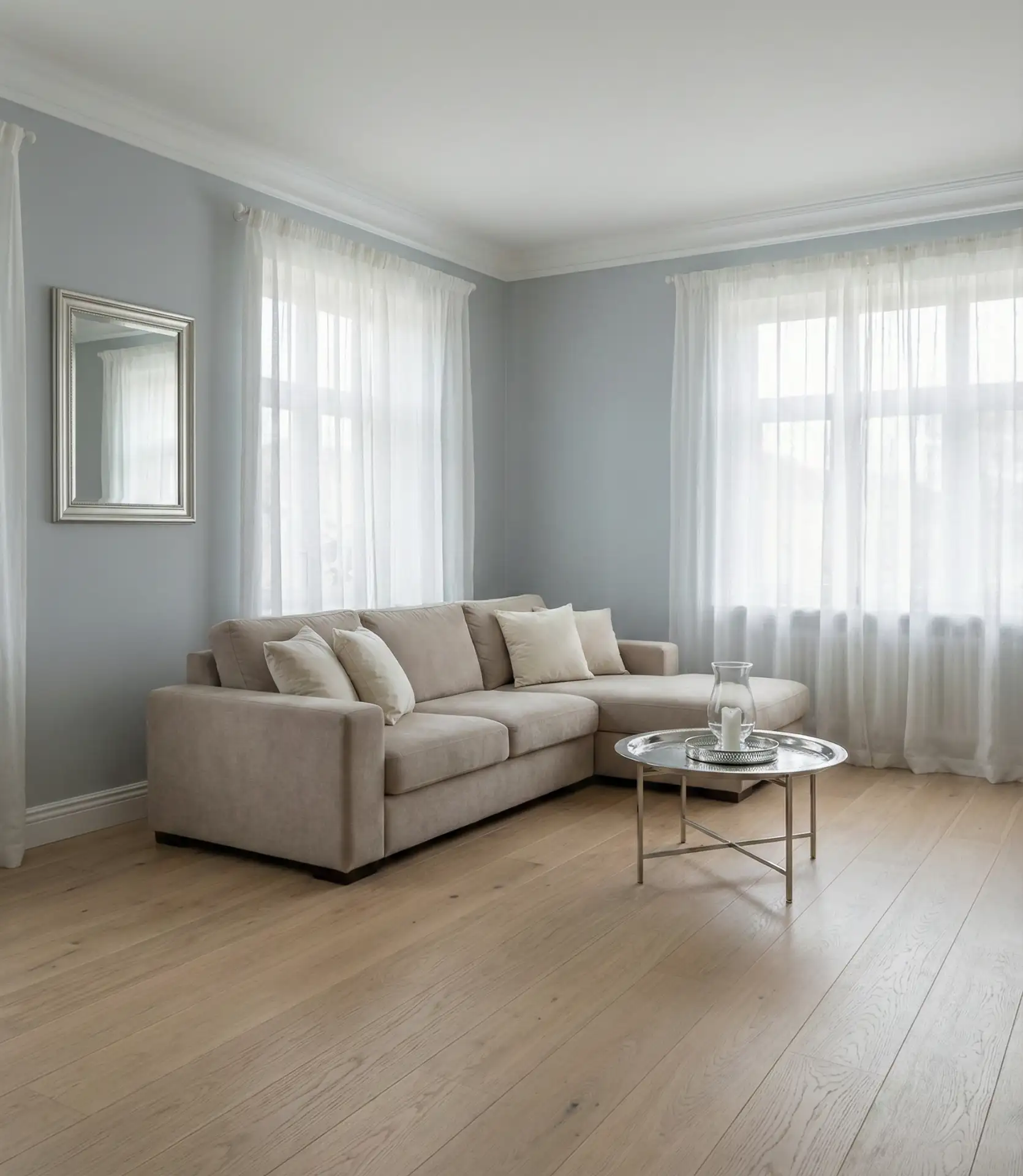 Pale Gray-Blue Throughout 1