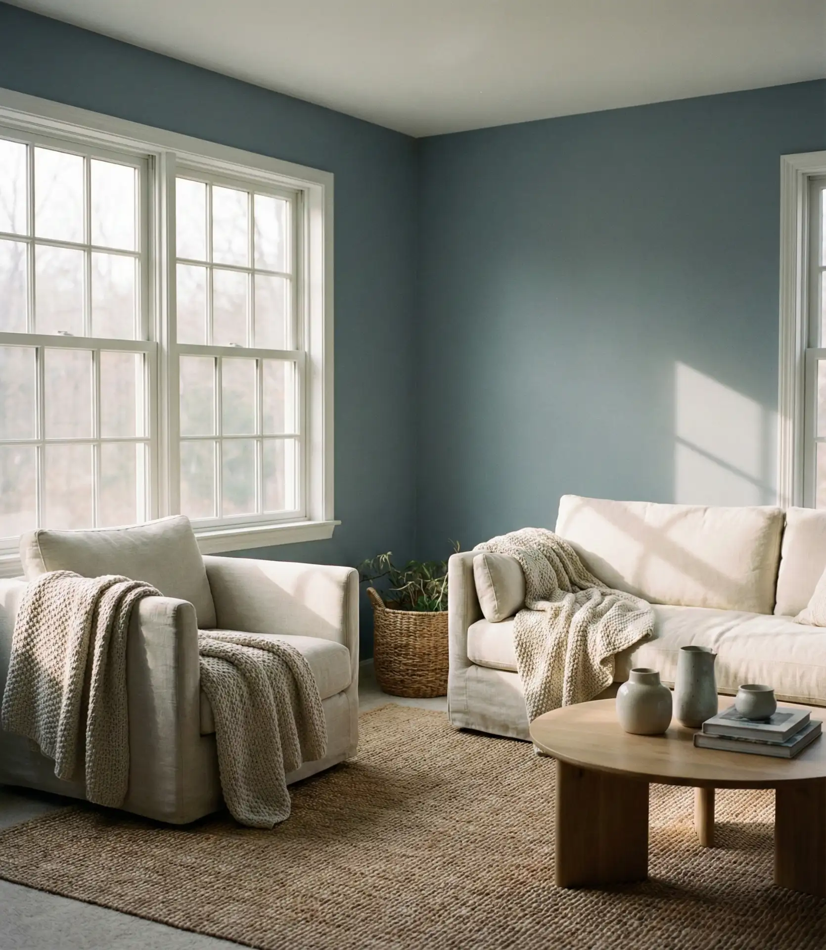 Pale Gray-Blue Throughout 2