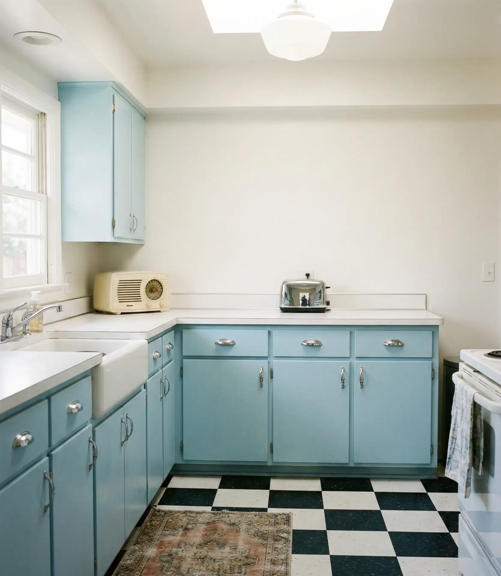 Pastel Blue Retro Revival 1