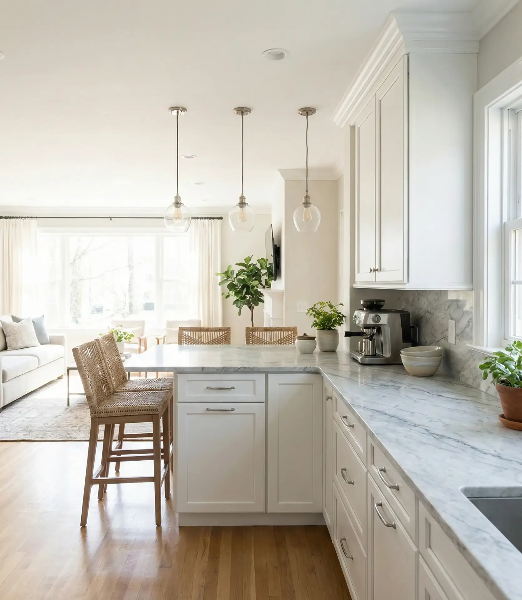 Peninsula Galley Kitchen for Open-Plan Homes 1