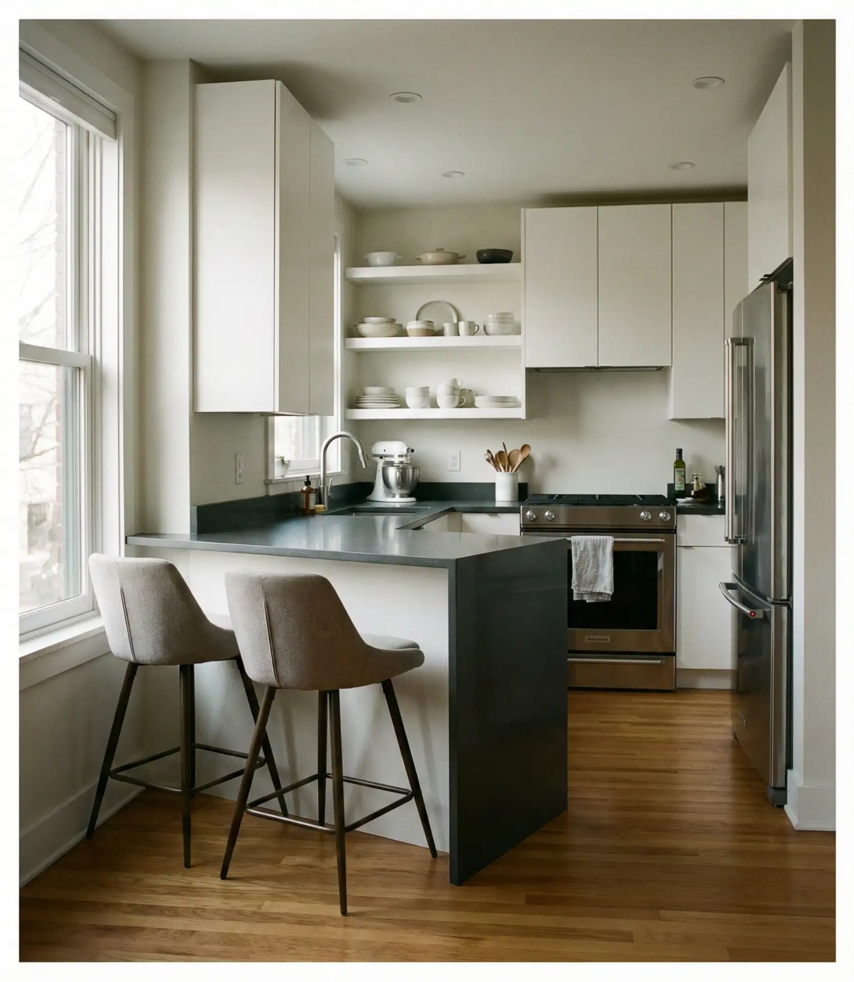 Peninsula Galley Kitchen for Open-Plan Homes 2