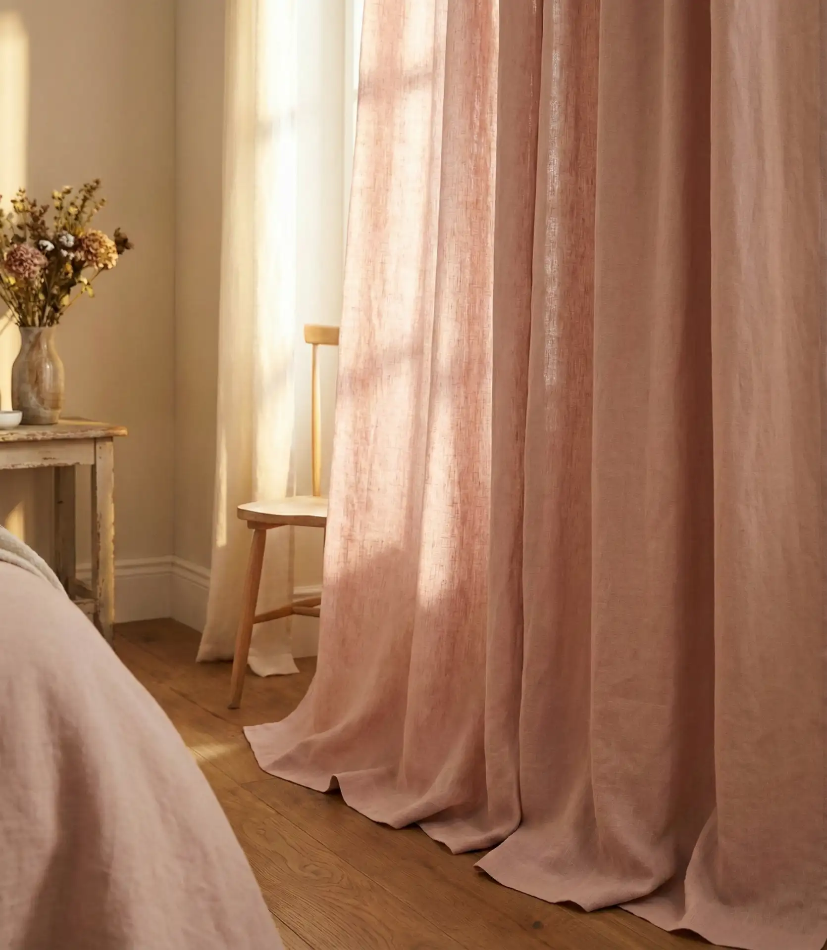Pink Blush Curtains for Soft Romance 1