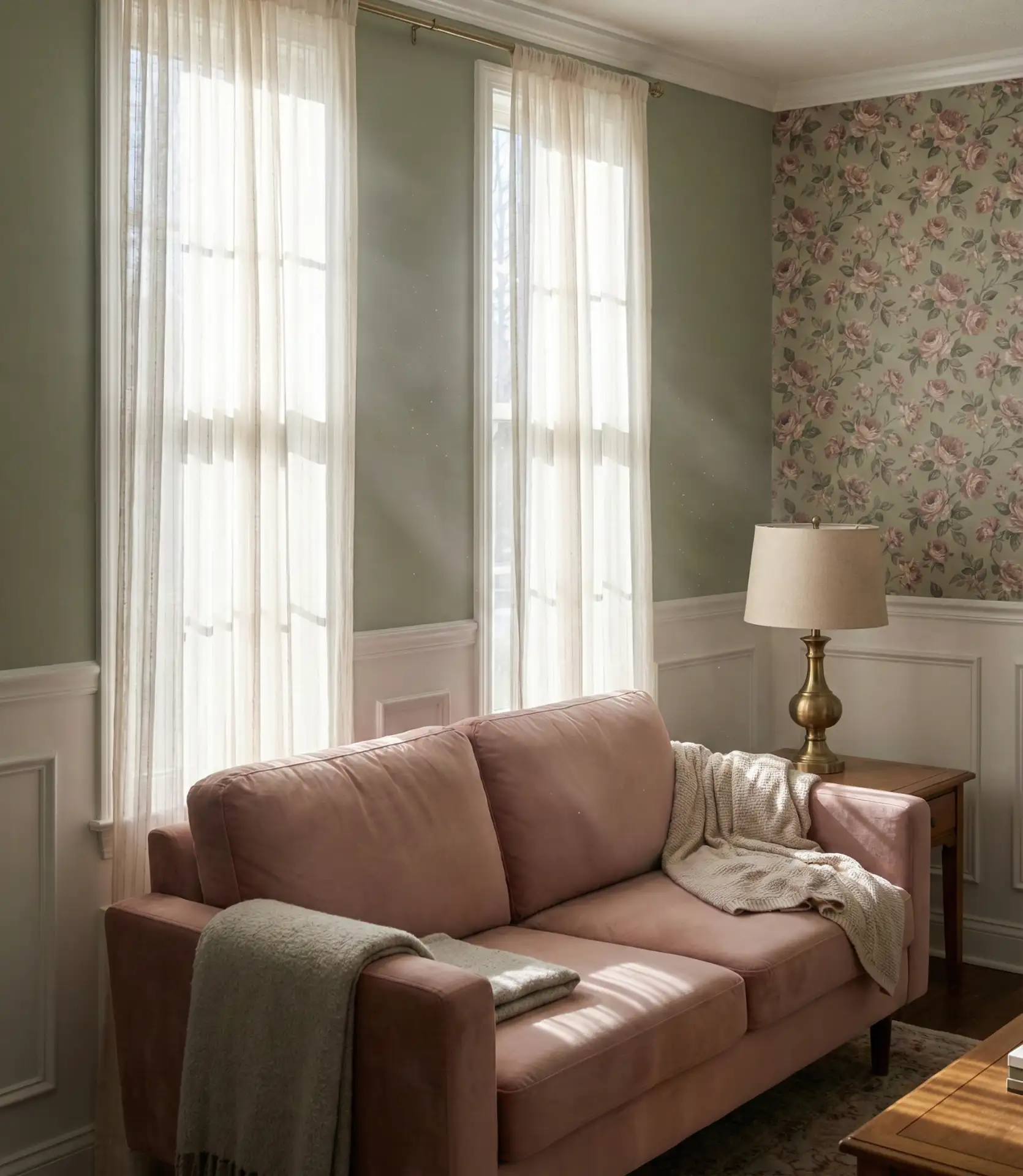 Pink and Green Garden Romance 2