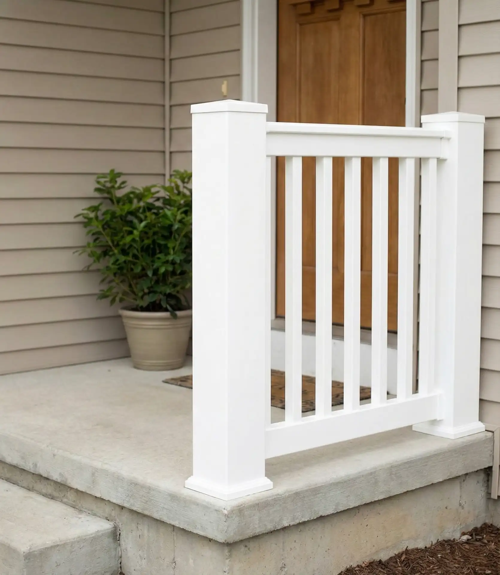 Prefab PVC Railing Sections for Quick Installation 1