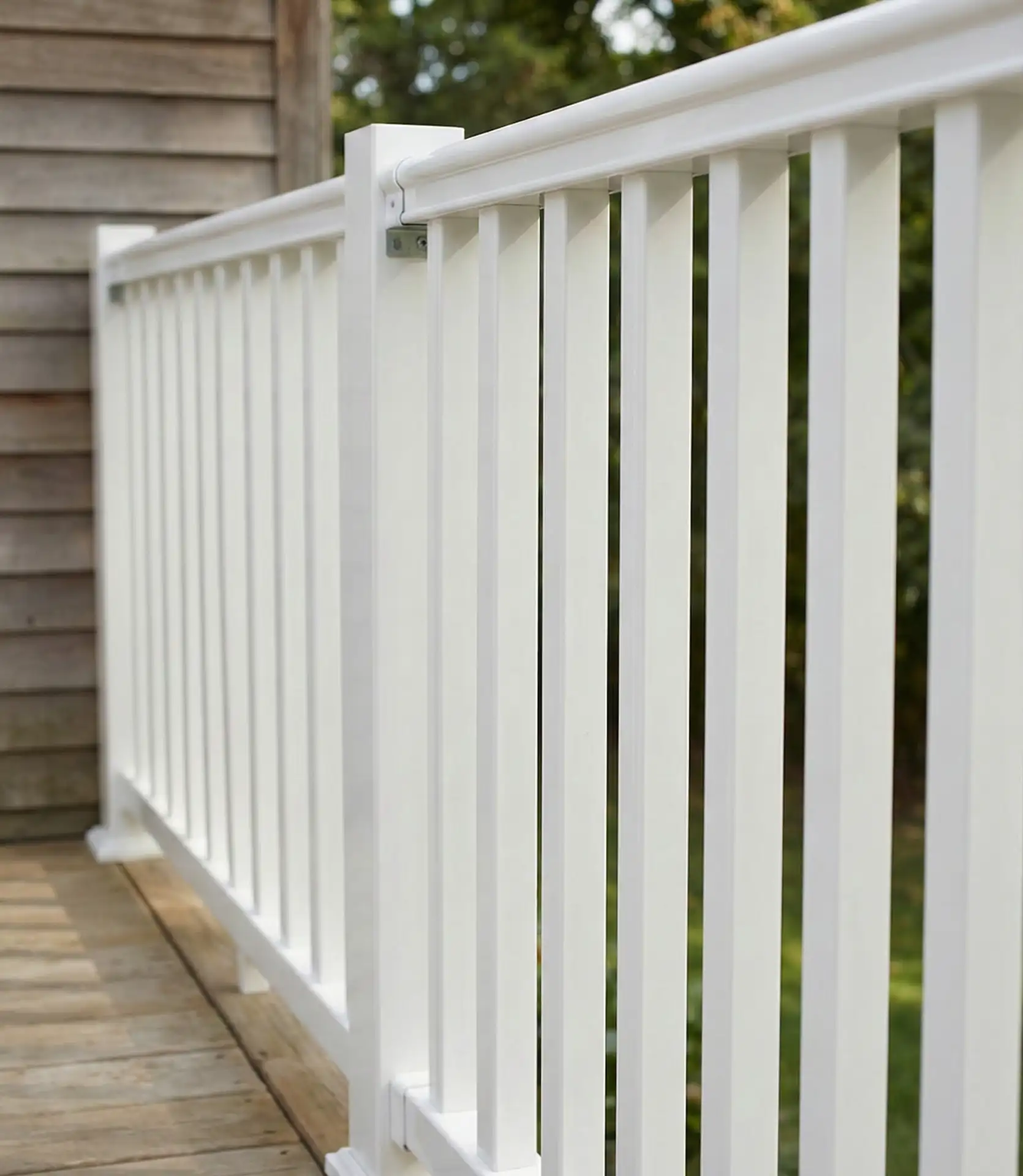 Prefab PVC Railing Sections for Quick Installation 2