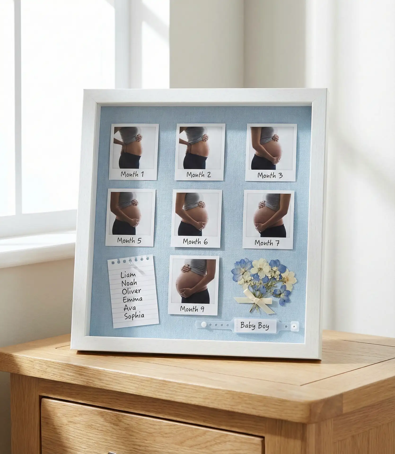 Pregnancy Journey Shadow Box 2