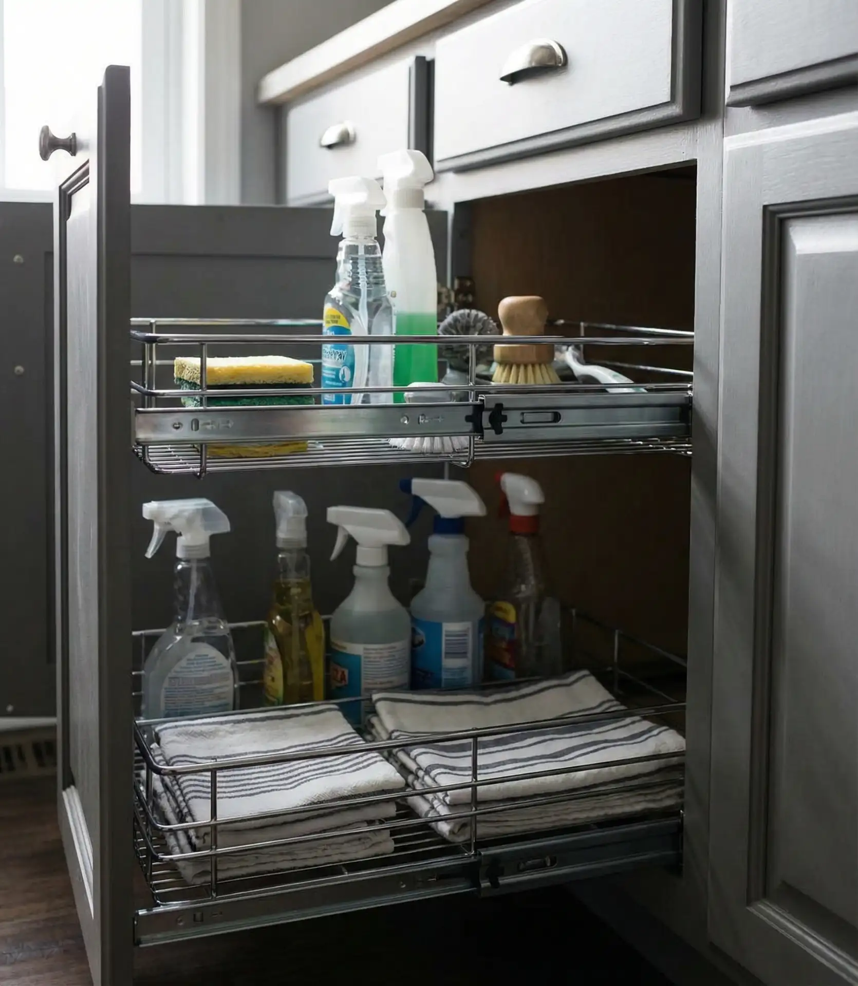 Pull-Out Organizers for Deep Lower Cabinets 2