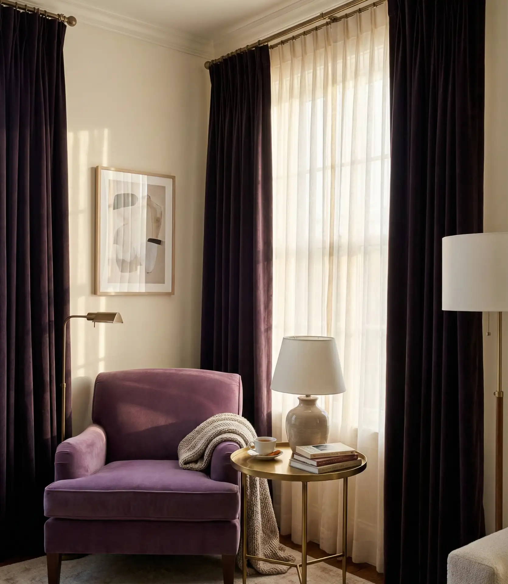 Purple Velvet and Brass Warmth 2