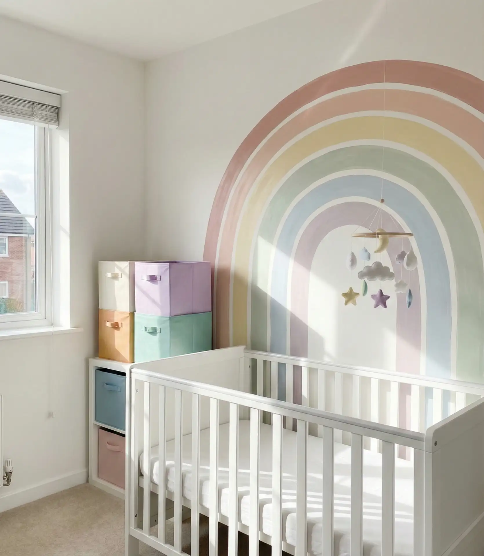 Rainbow Bright Playroom-Nursery Hybrid 1
