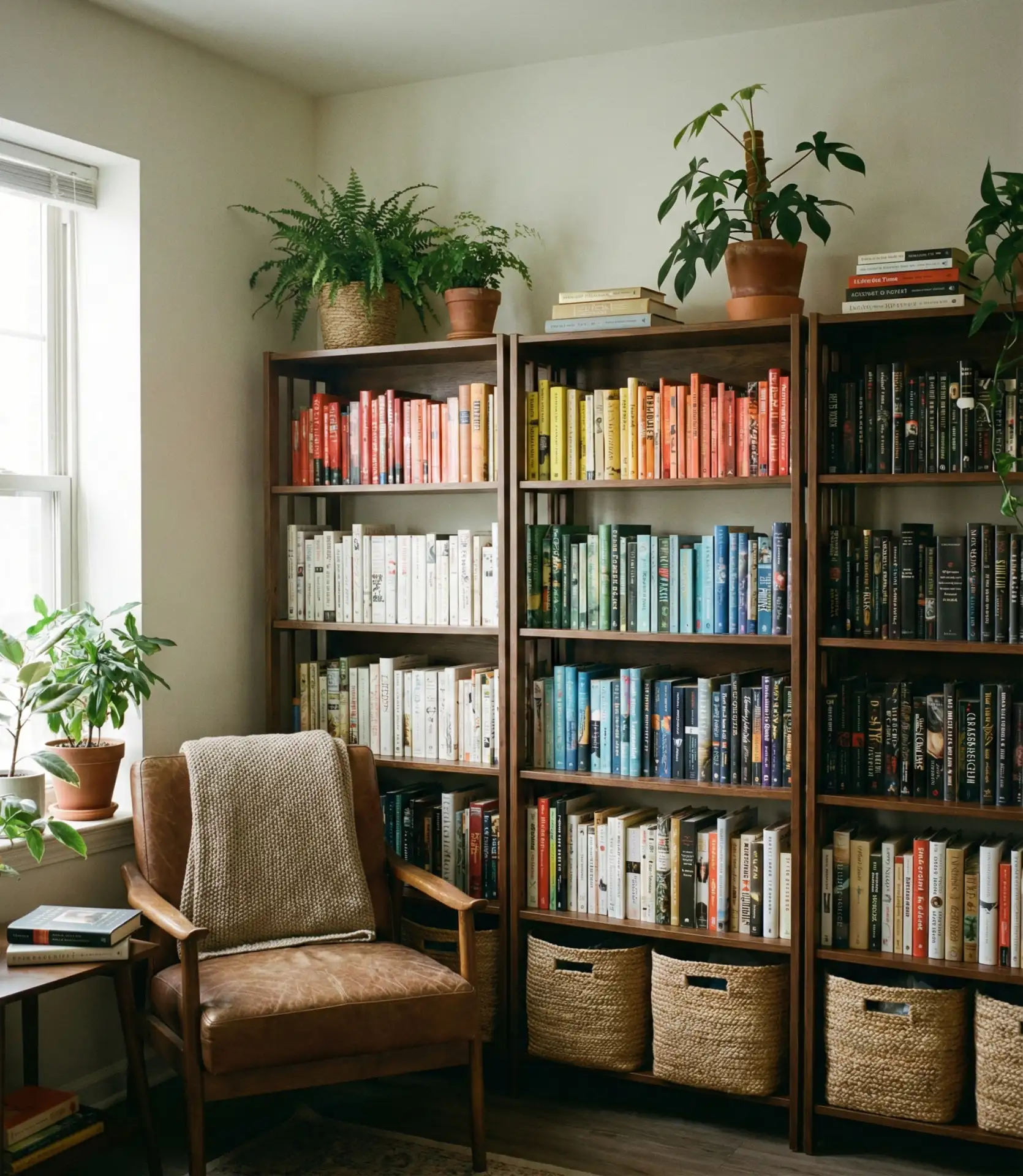 Rental-Friendly Freestanding Shelves 2