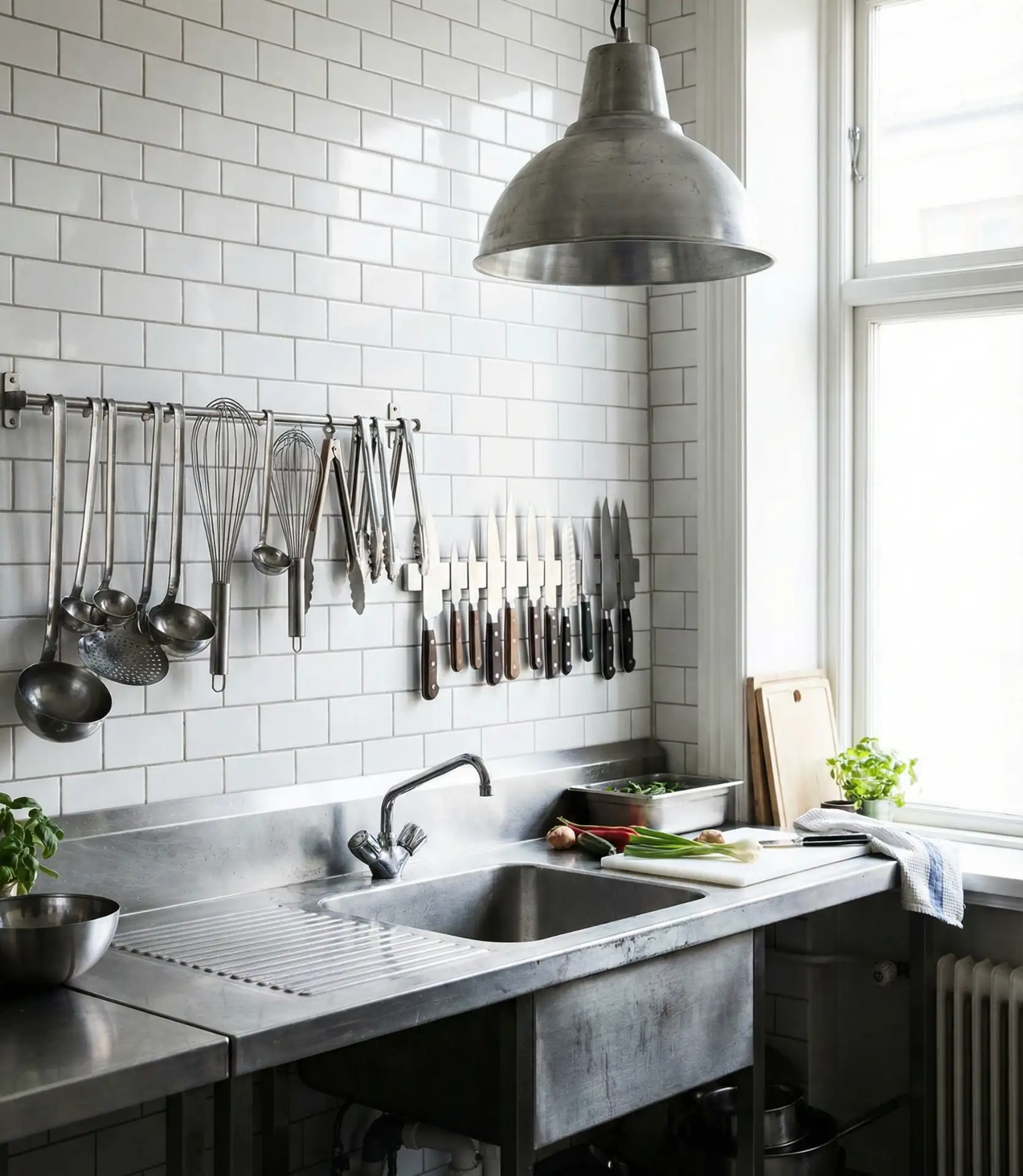 Restaurant-Style Prep Zone with Stainless Steel 2