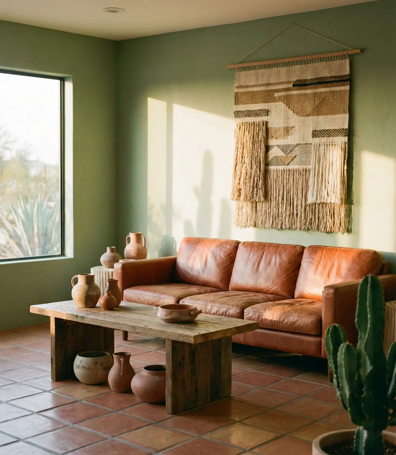 Rust and Green Desert Modern 1