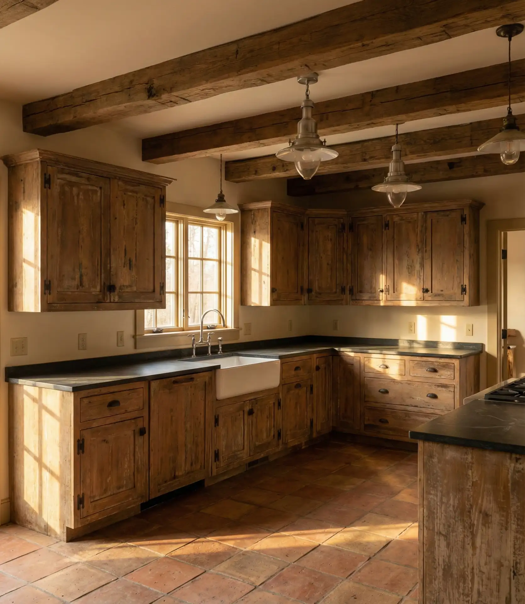 Rustic Farmhouse with Reclaimed Timber 1