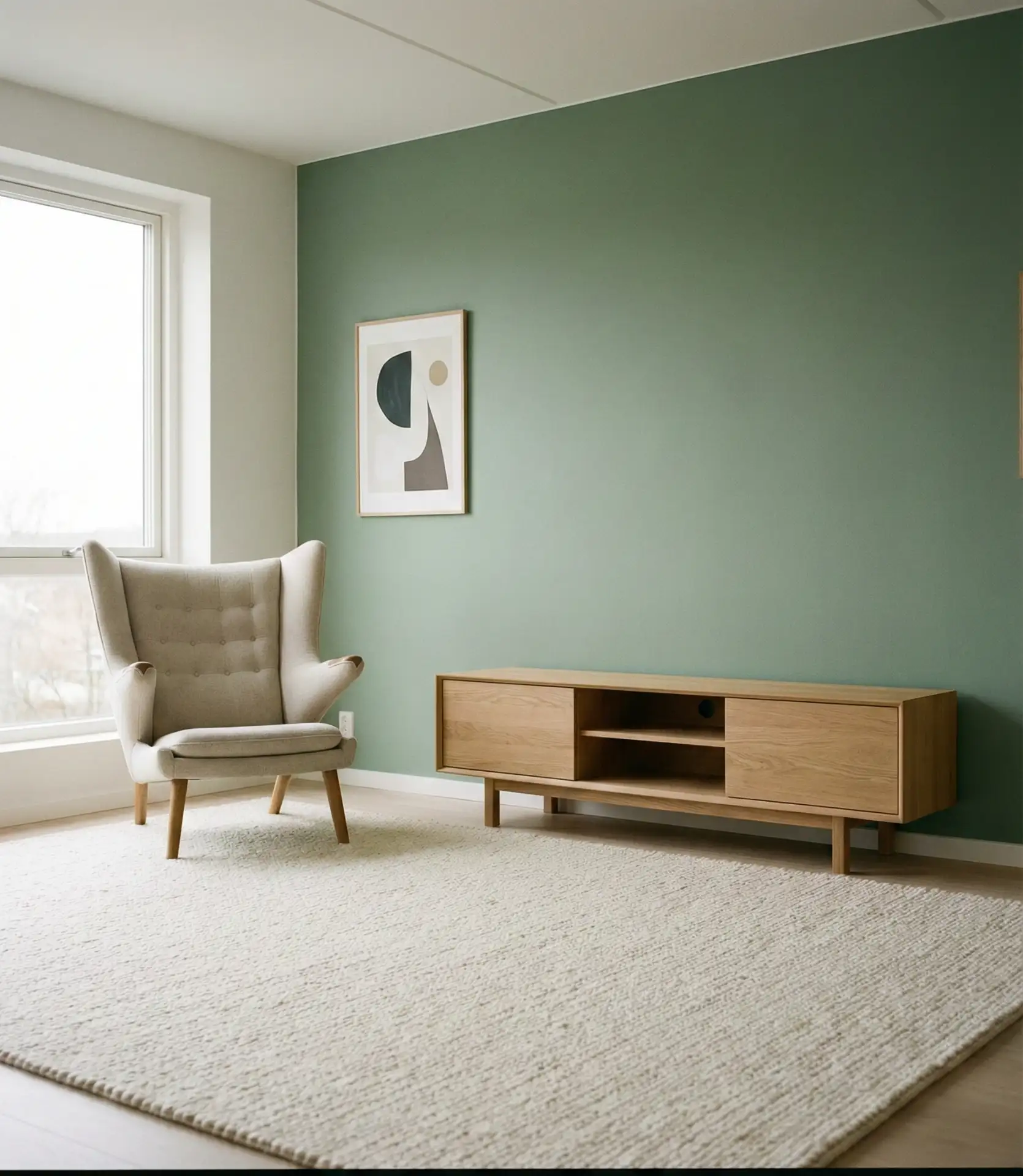 Sage and Natural Wood Minimalism 1