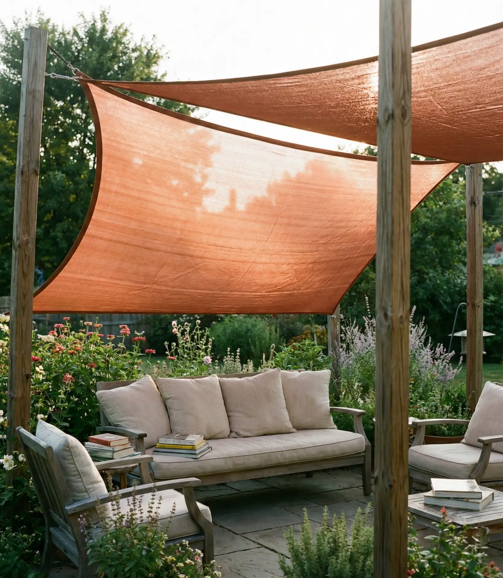 Shade Sail Reading Canopy 1
