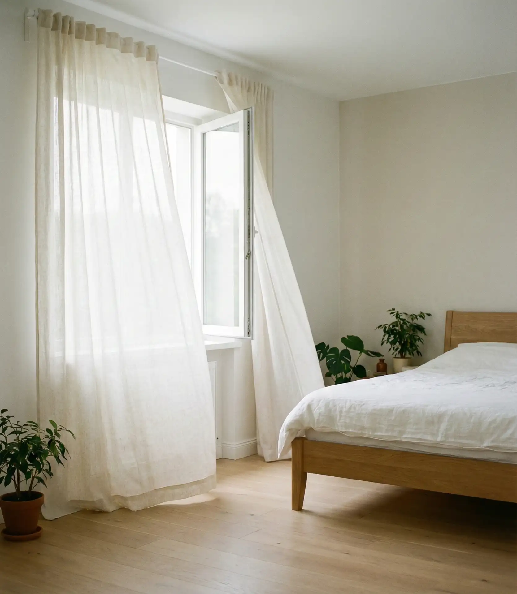 Sheer Neutral Panels for Airy Lightness 1