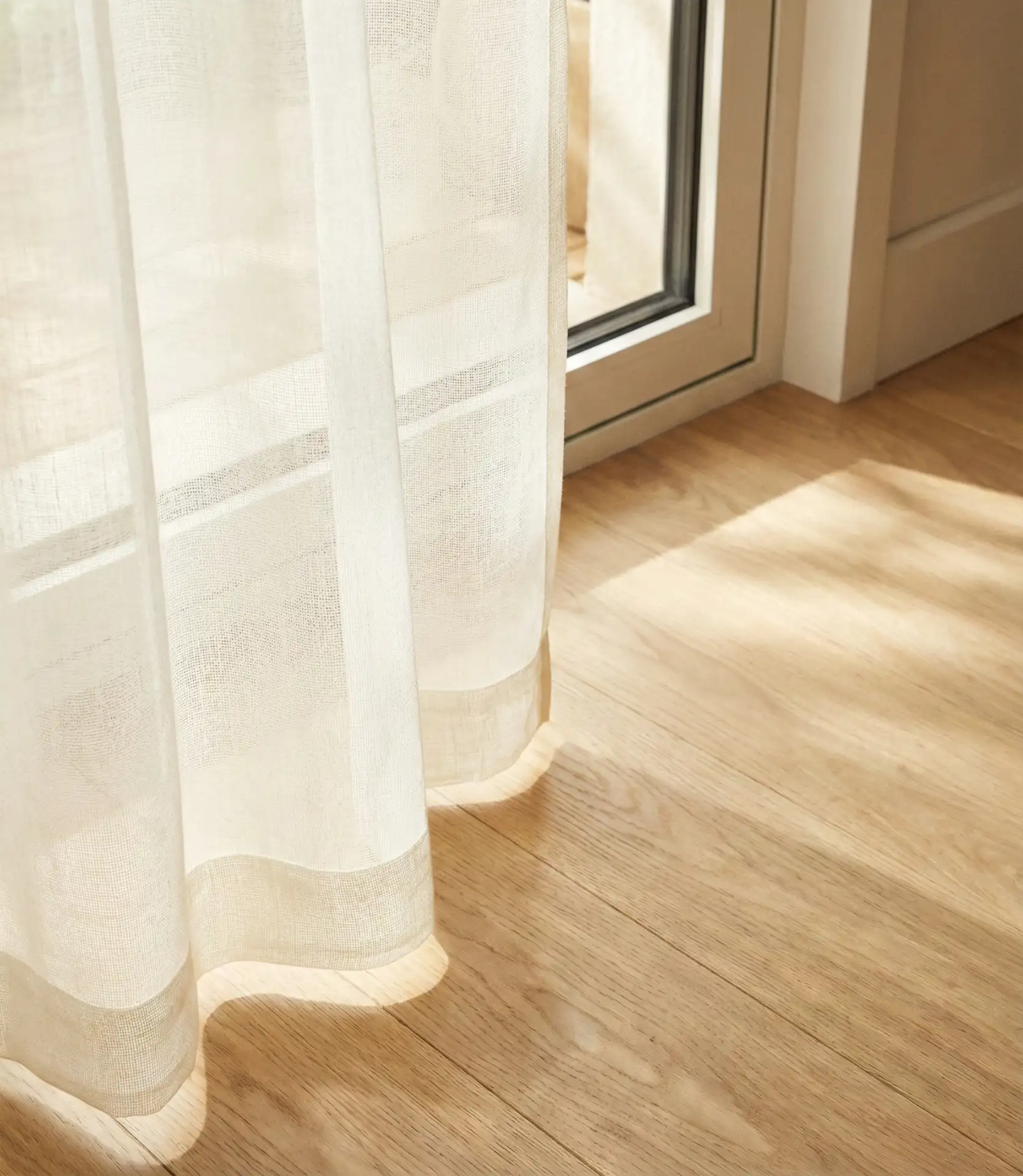 Sheer Neutral Panels for Airy Lightness 2