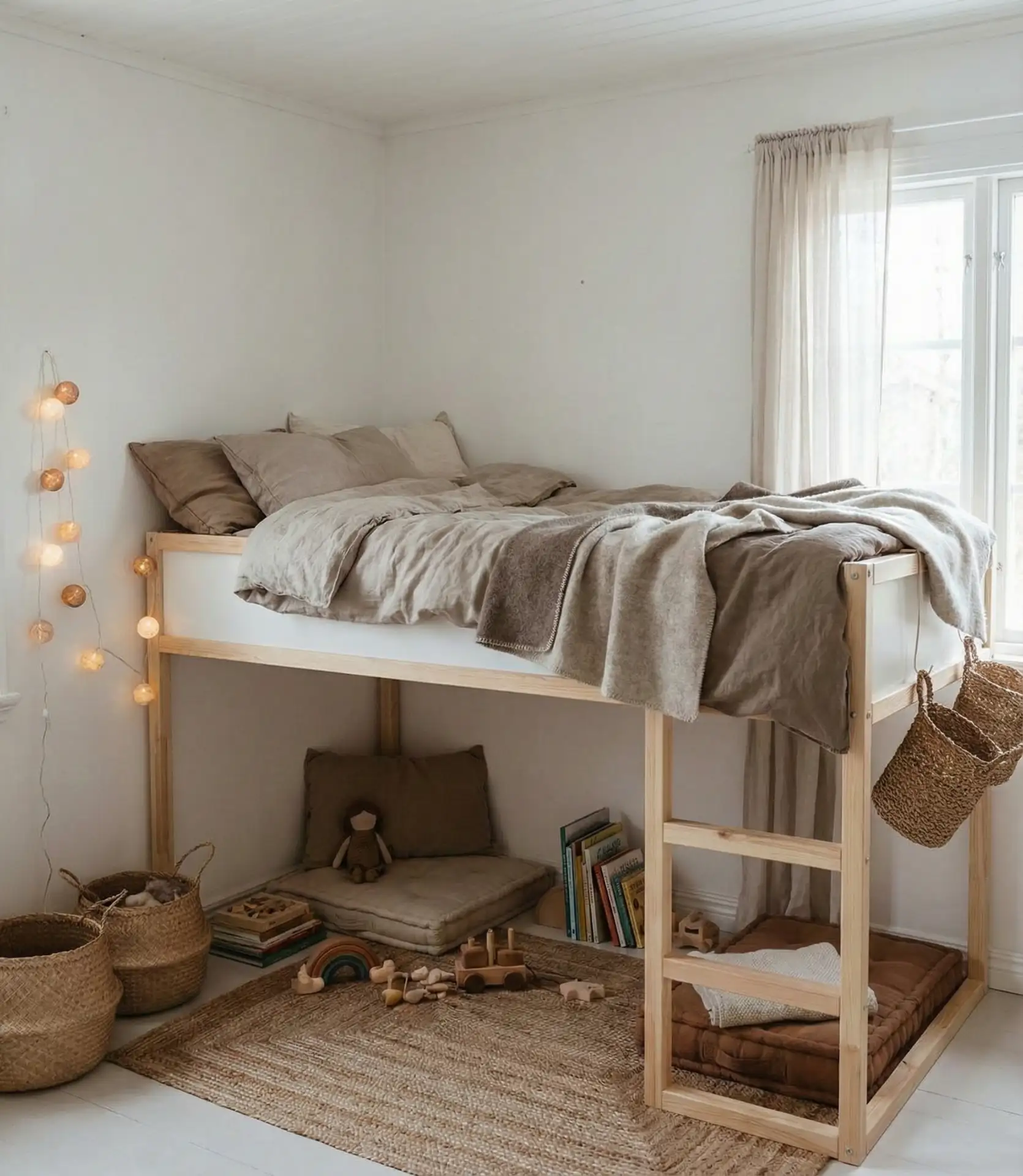 Short Loft Bed for Safety and Comfort 1