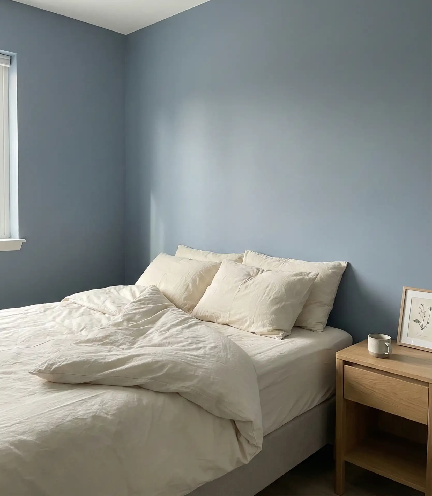 Slate Blue and Warm White for a Cozy, Relaxing Space 2