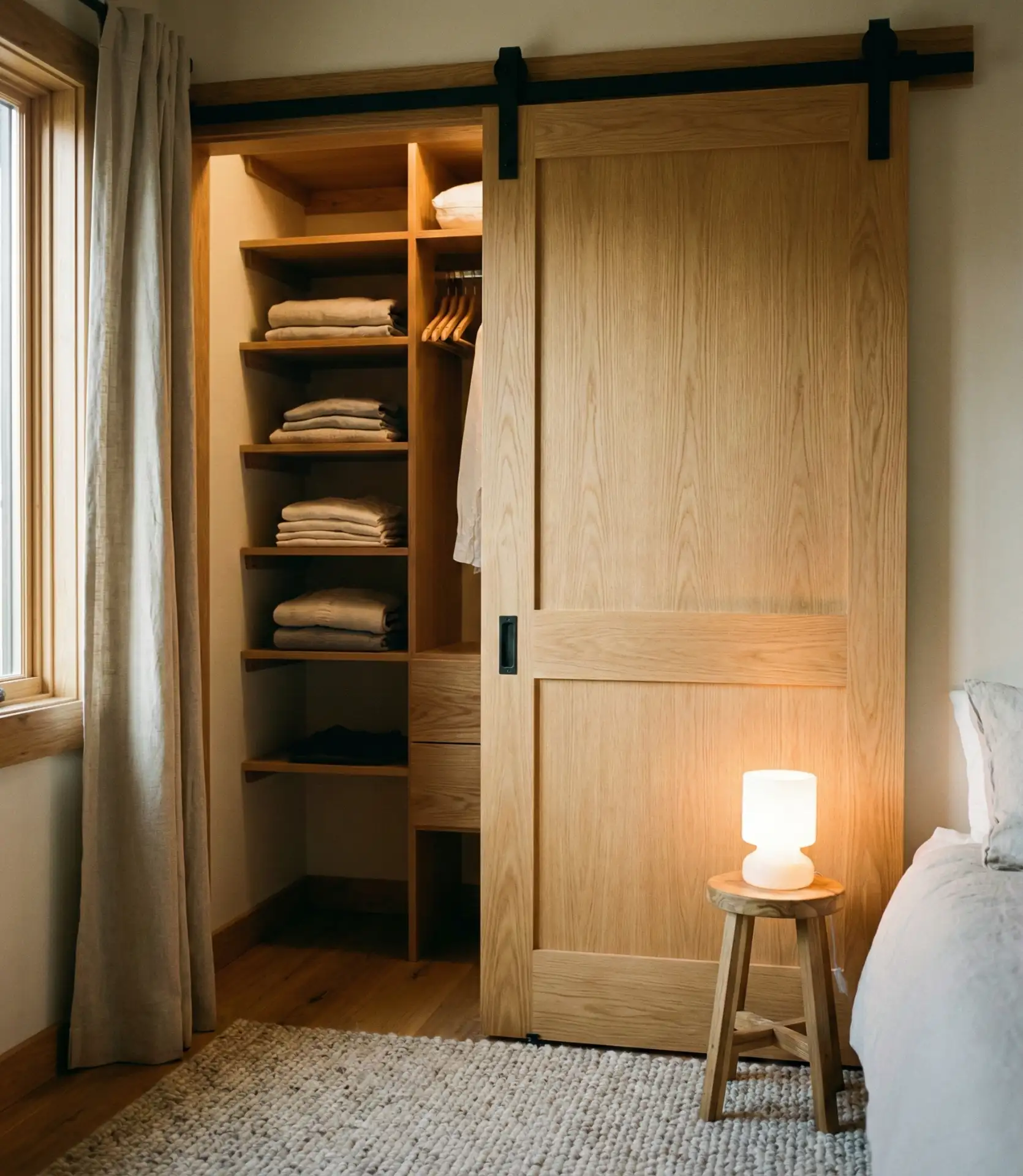 Sliding Barn Door for Closet Access 1