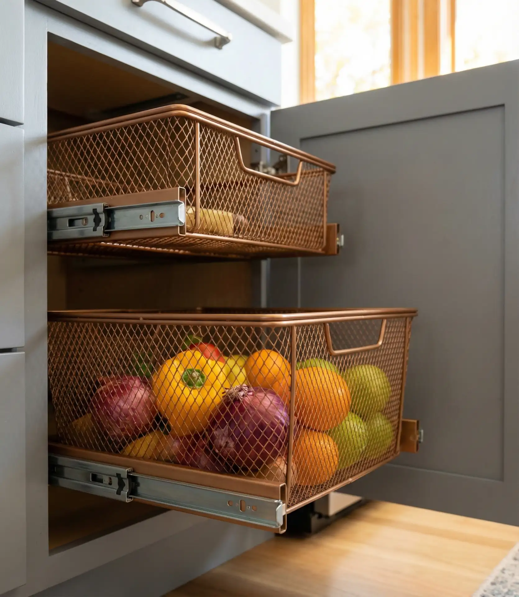 Sliding Basket Systems for Produce Storage 2