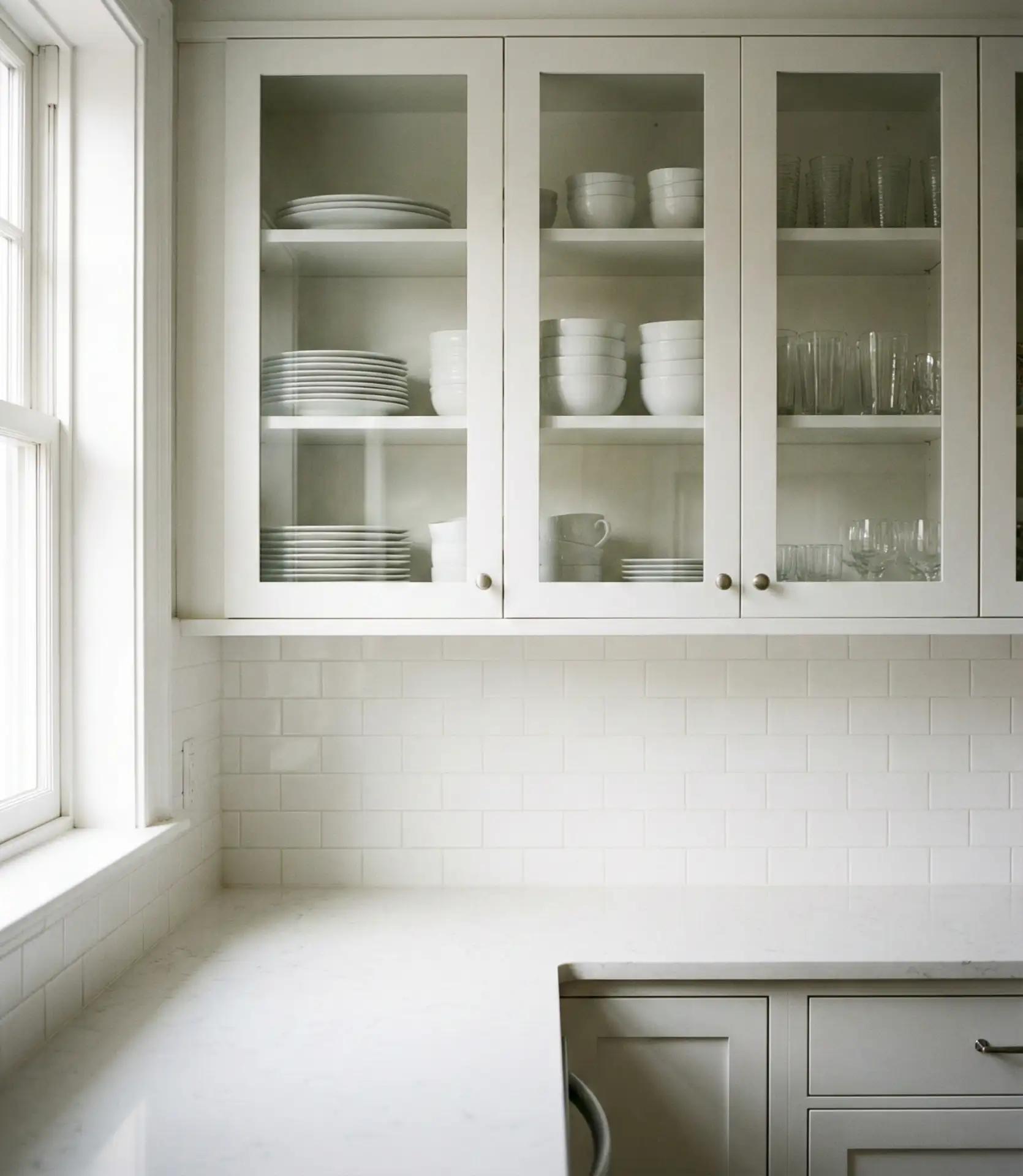 Slim Upper Cabinets for Small Kitchens 1