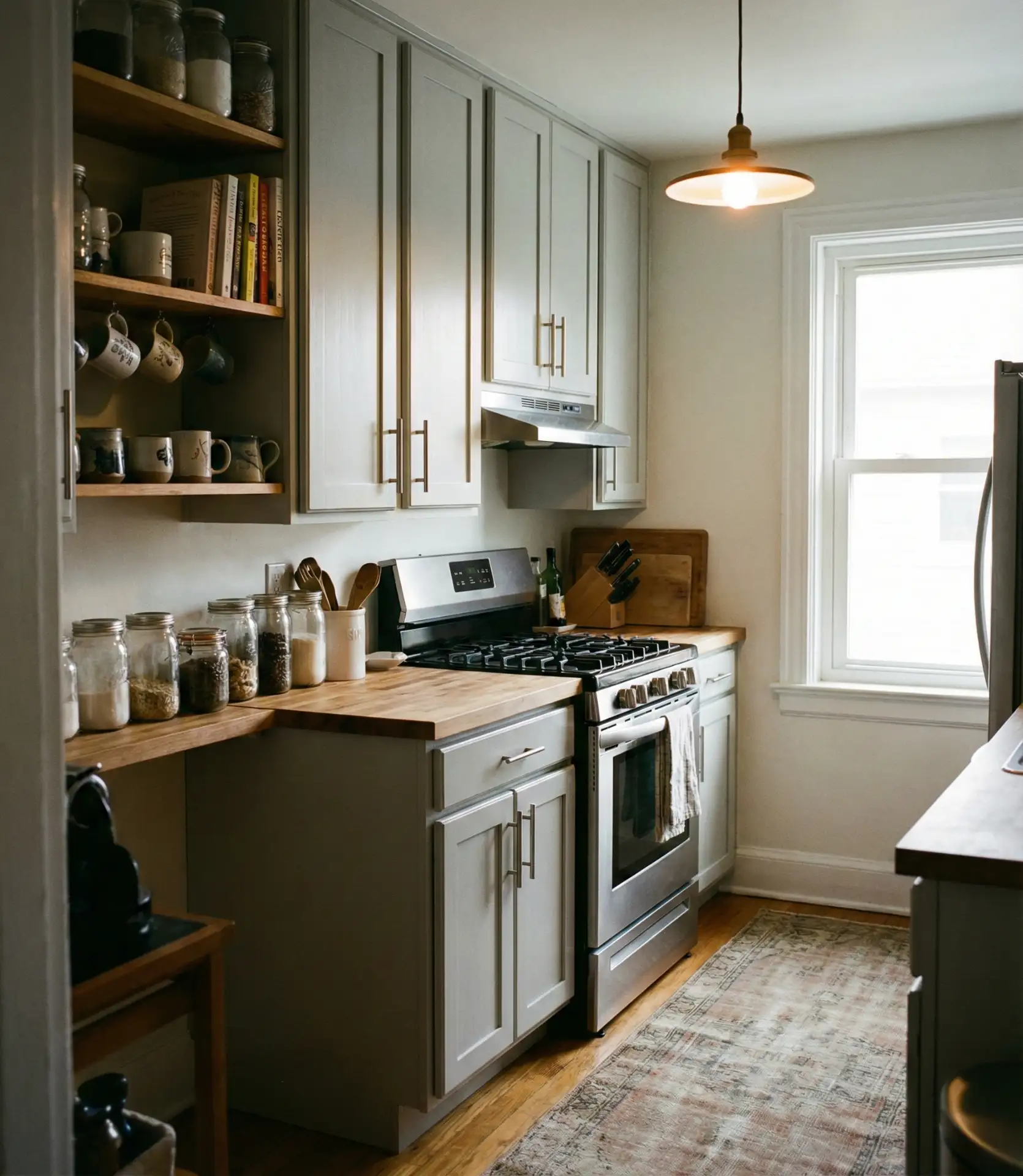 Slim Upper Cabinets for Small Kitchens 2