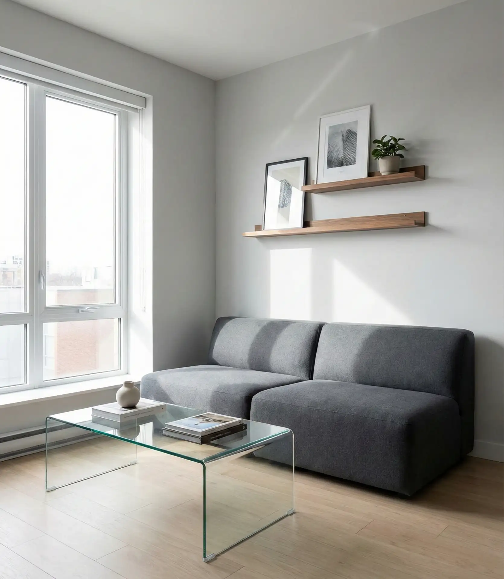 Small Apartment Grey Maximized Space 2
