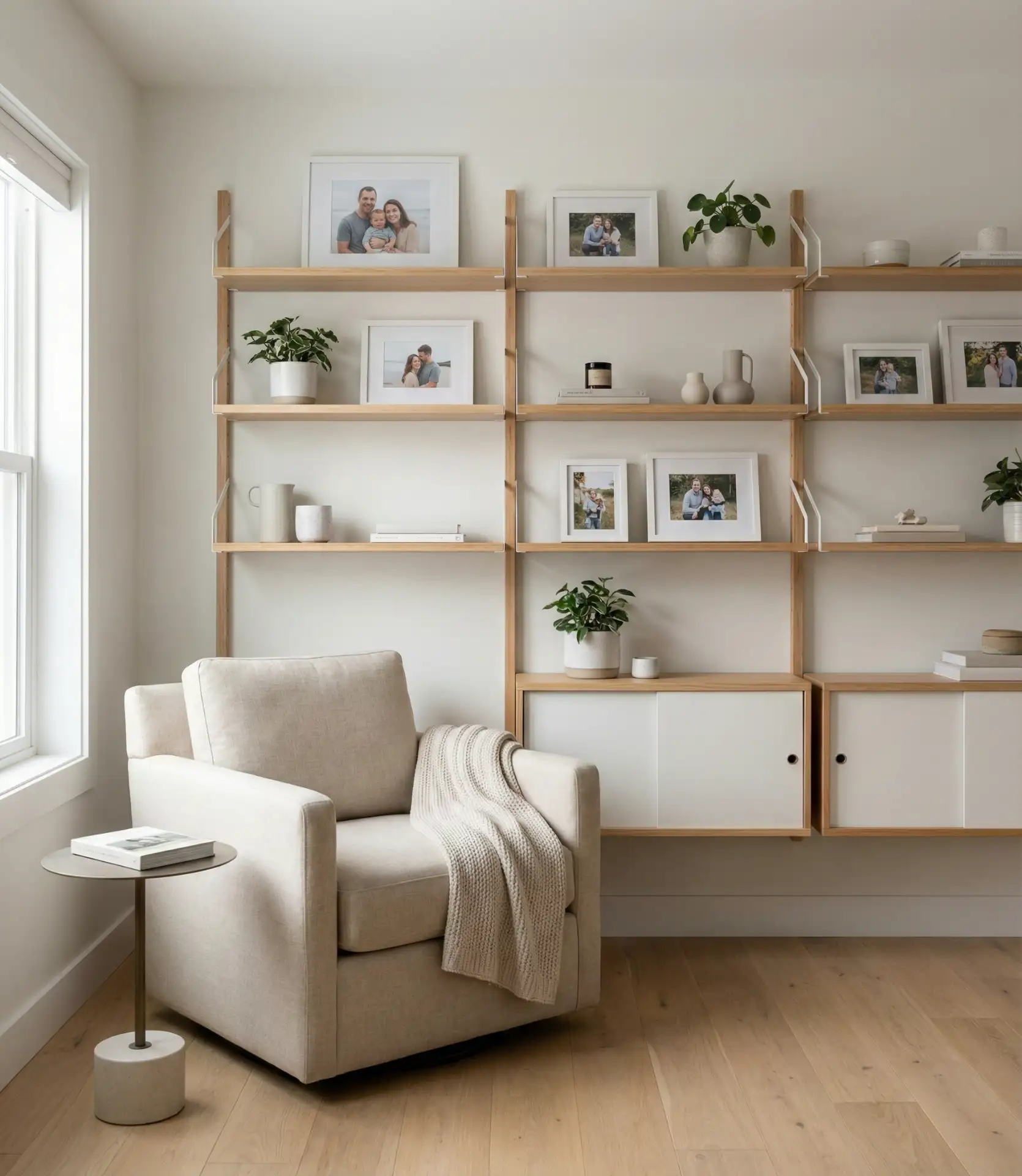 Small Space Ingenuity with Wall-Mounted Shelving 2