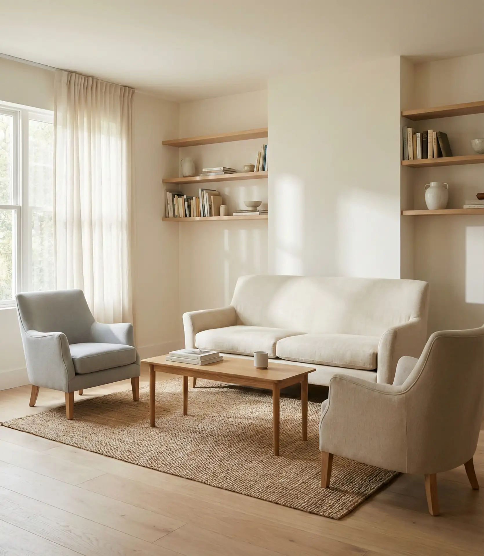 Small Space Solution with Floating Furniture 2