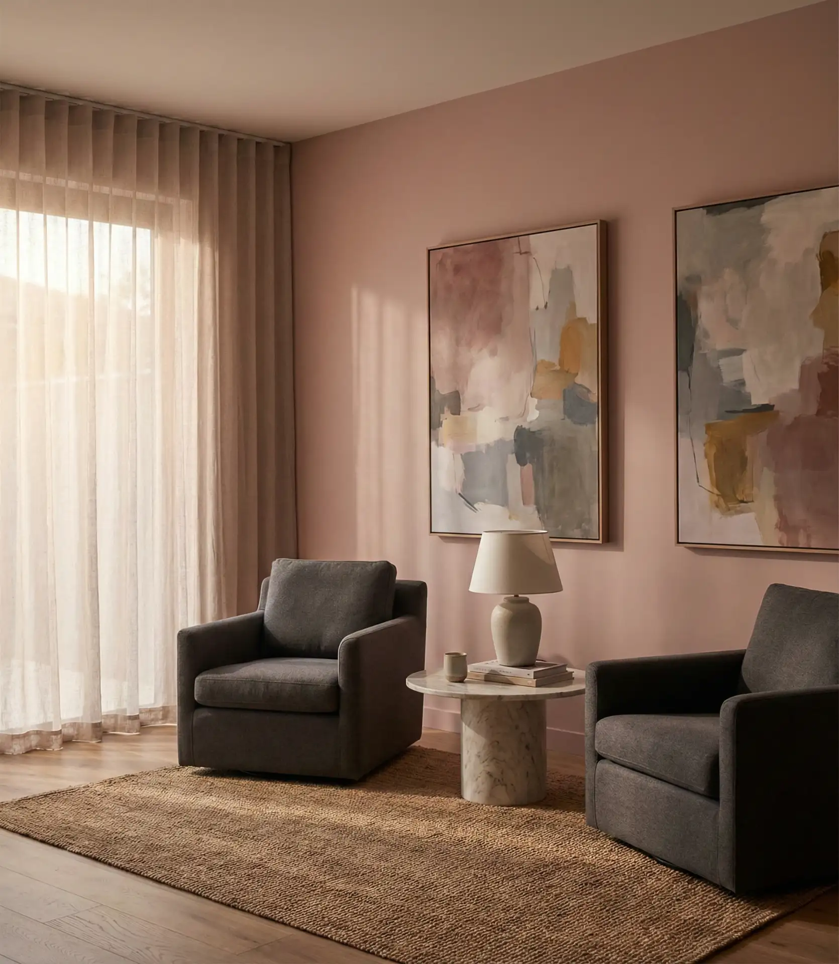 Soft Blush with Gray Undertones 1