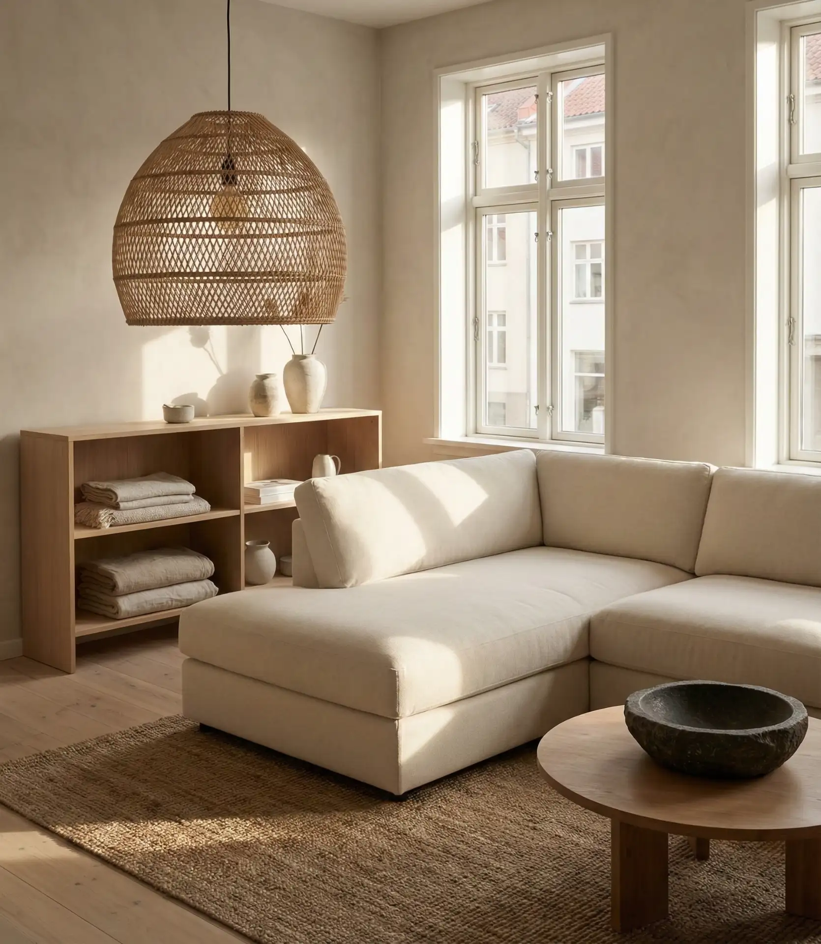 Soft Japandi Serenery with Natural Textures 2