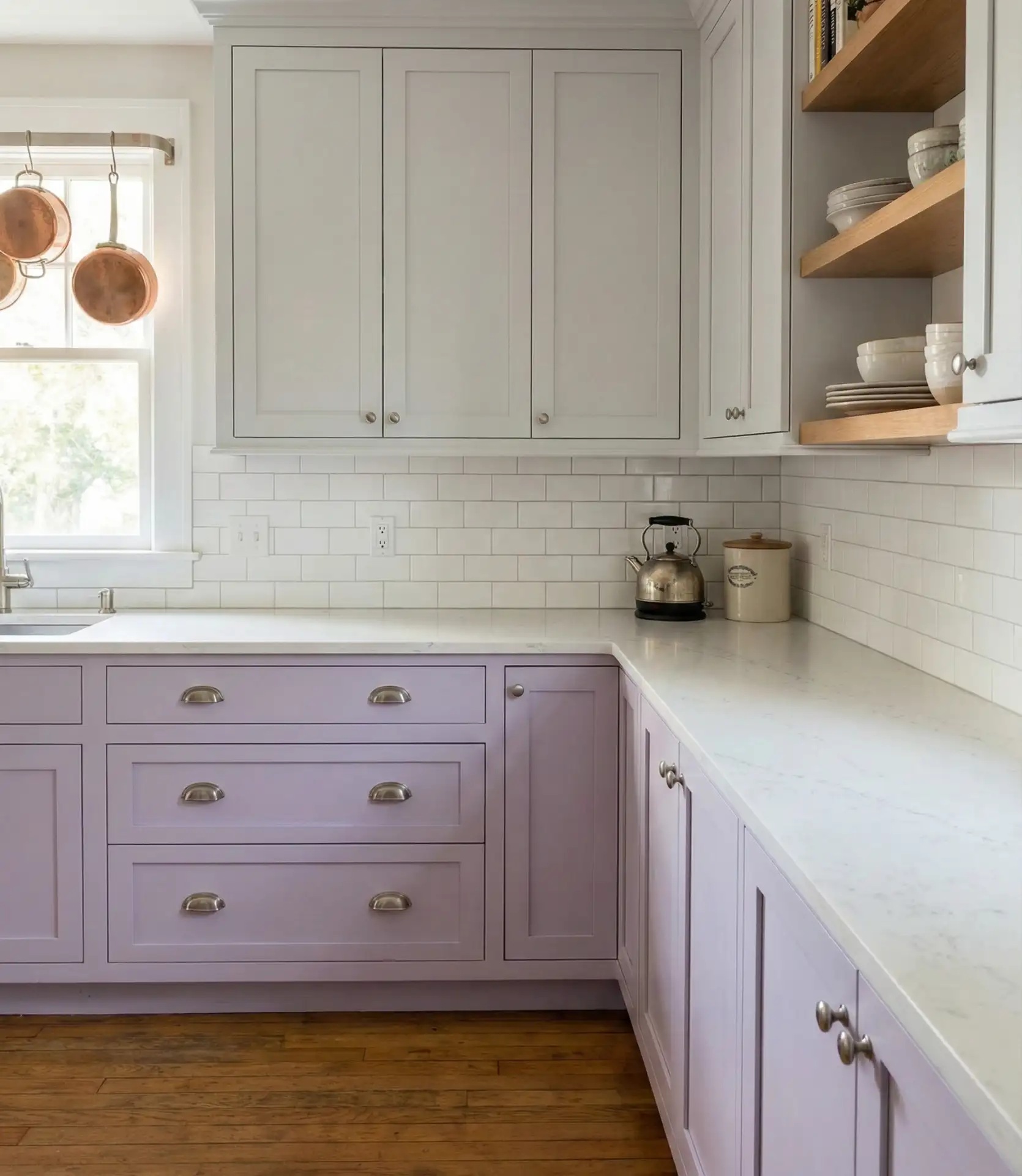 Soft Lavender and Gray Combination 1