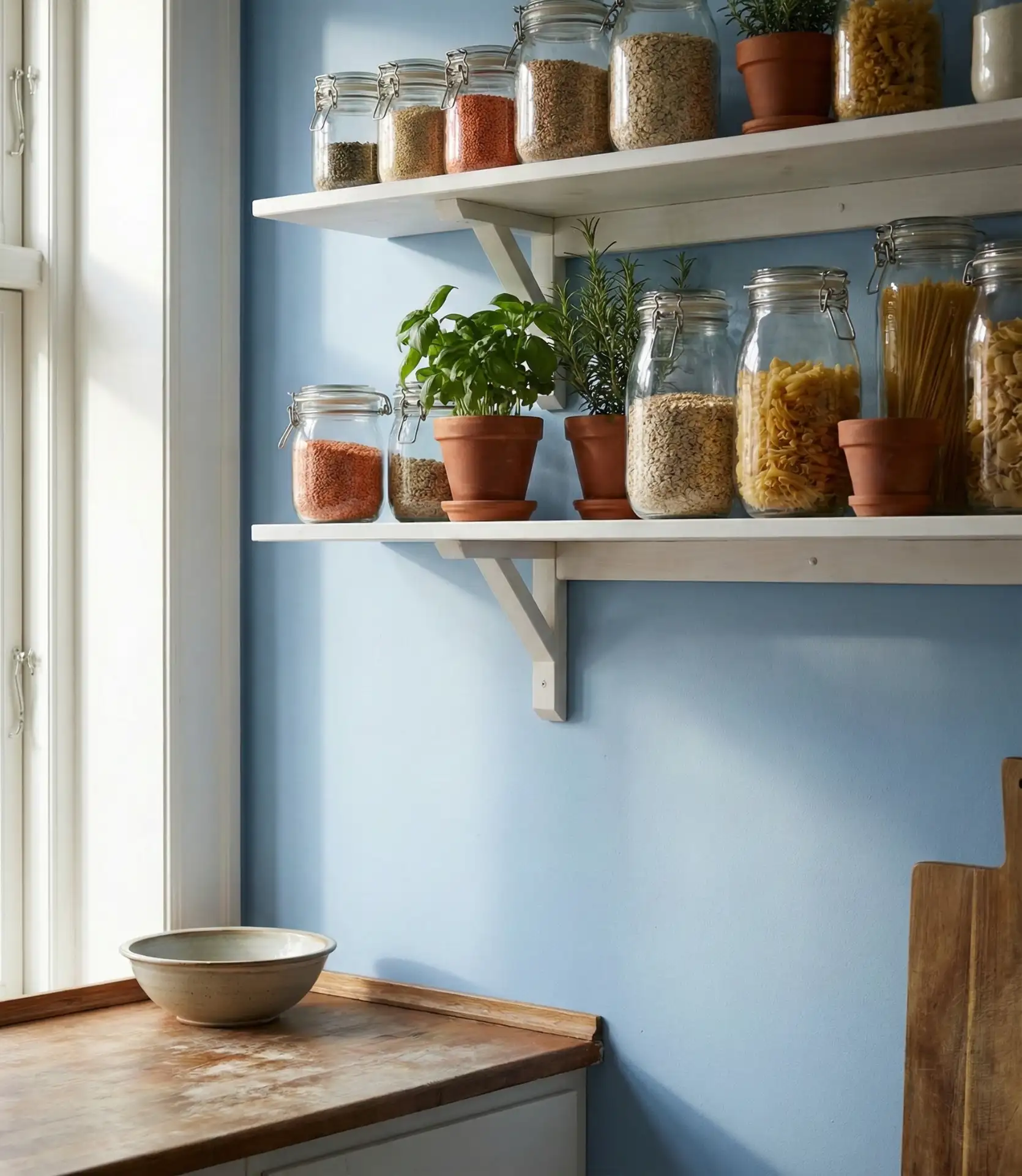 Soft Powder Blue Walls 2