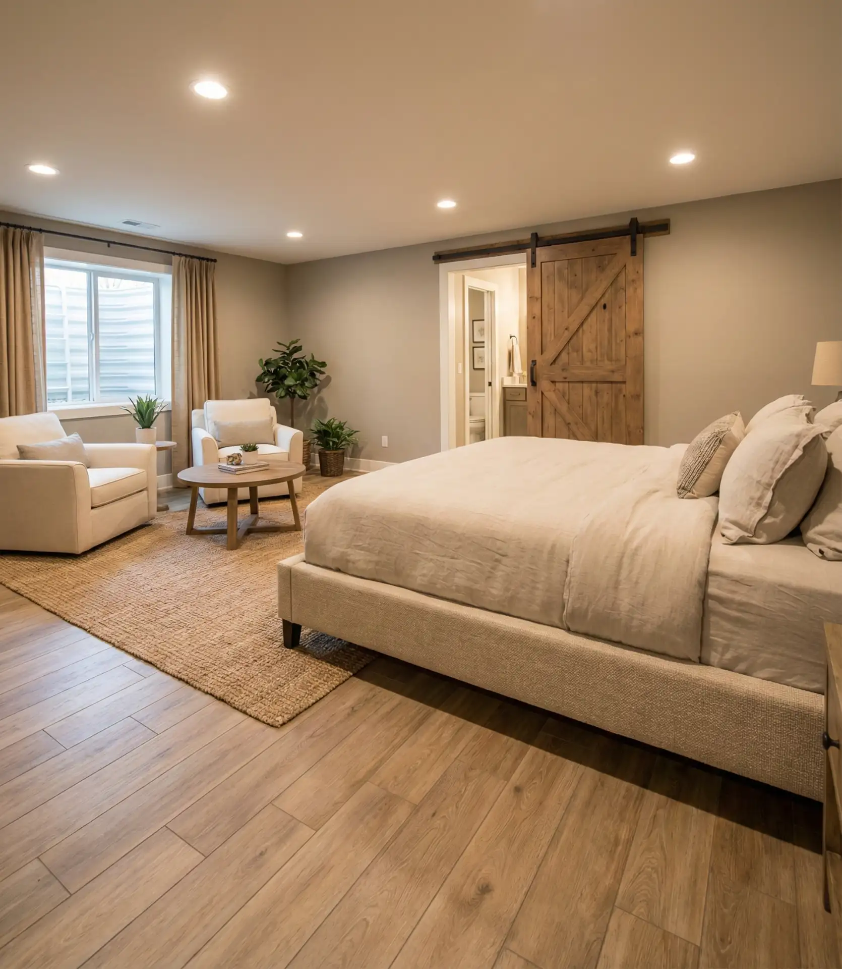 Sophisticated Master Suite Layout 1