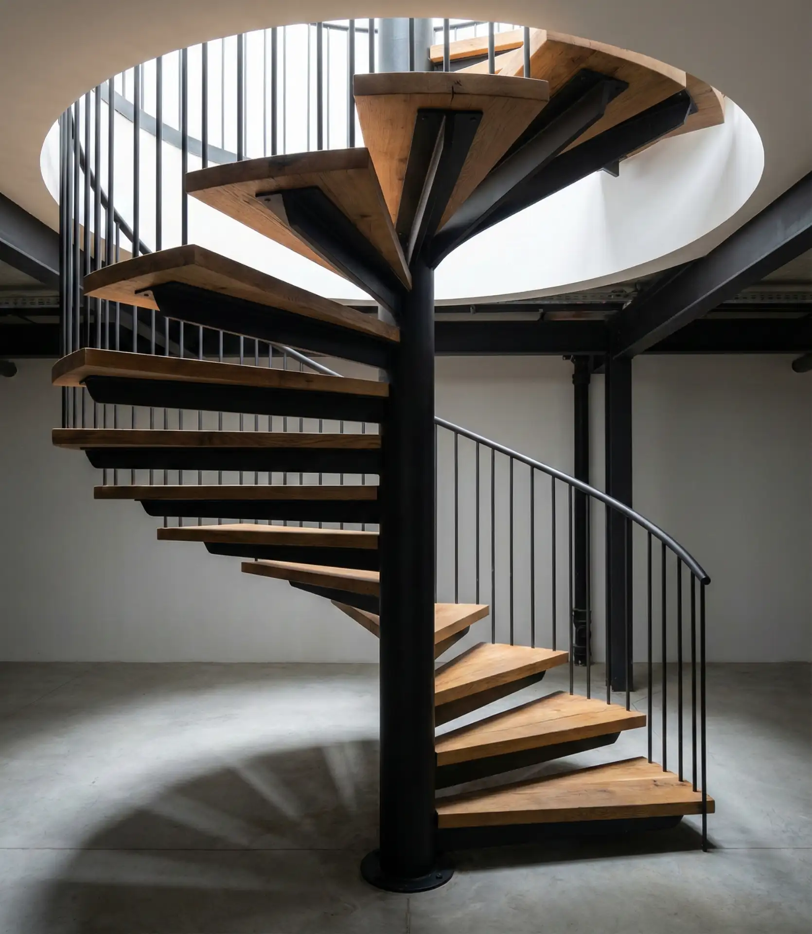 Spiral Staircase Space-Saver 1